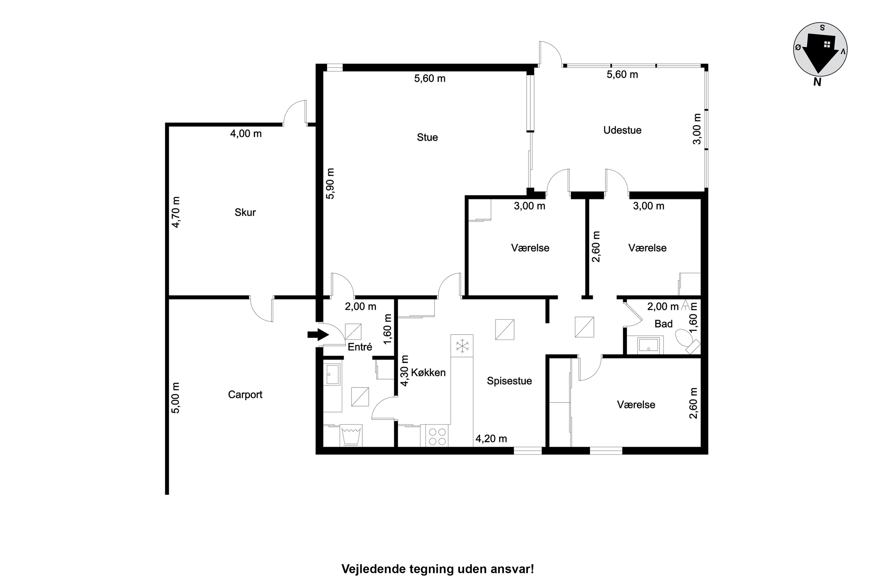 Plantegninger billede af Pilevej 19, 6880 Tarm