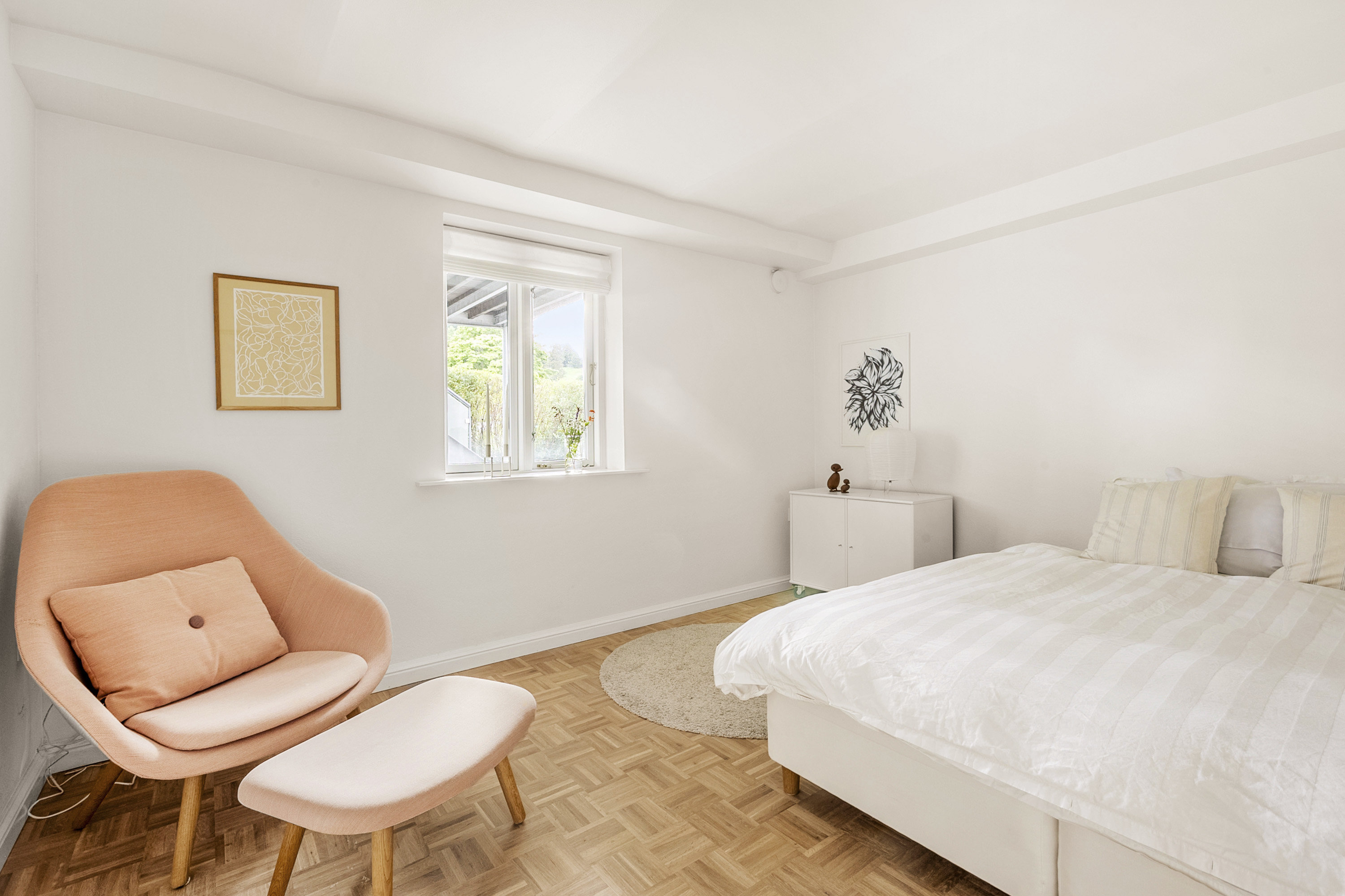 Fremhævet soveværelse billede i fuldskærmstilstand. Billede af Kirkebakken 9, 6200 Aabenraa