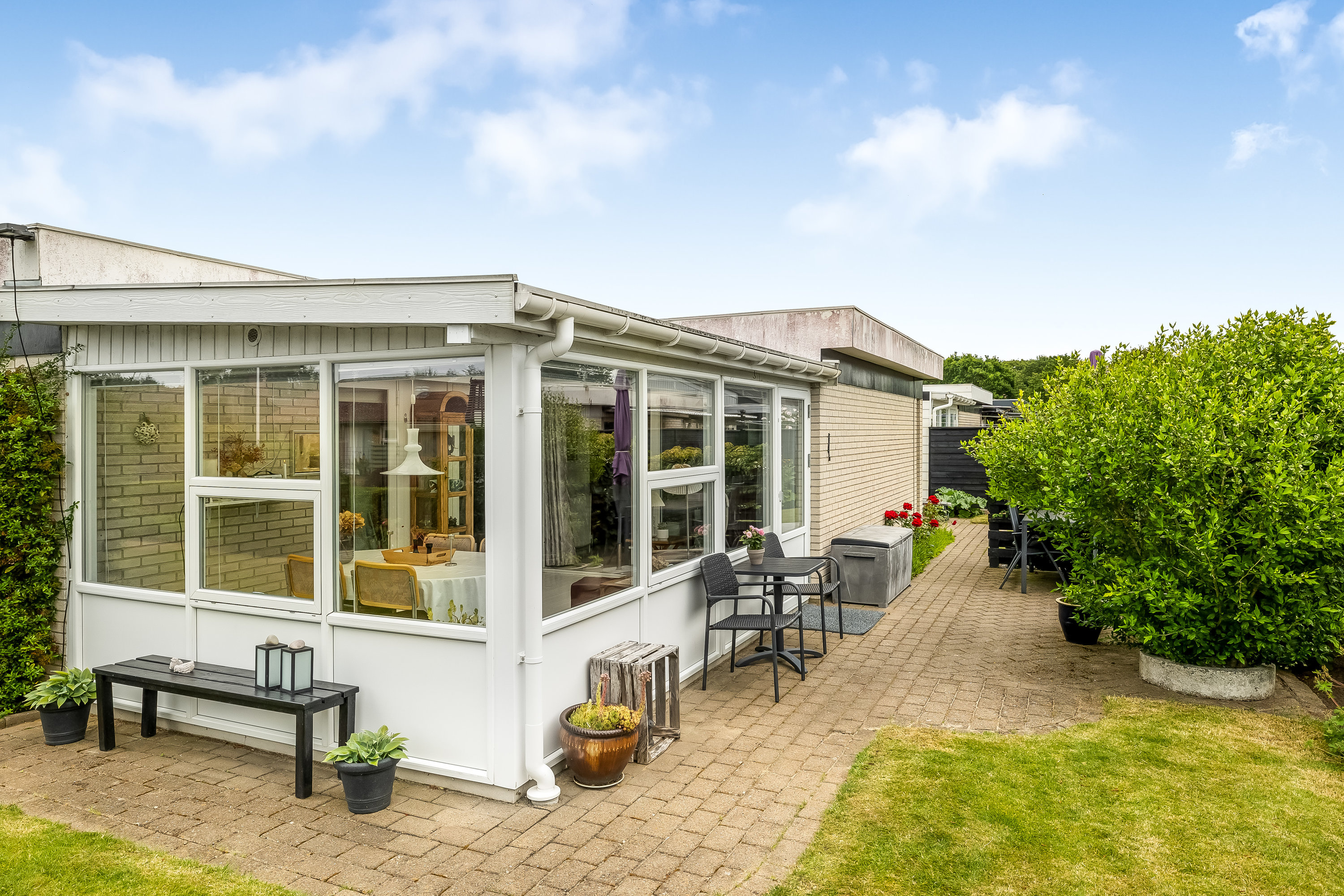 Fremhævet facade billede i fuldskærmstilstand. Billede af Pilevej 19, 6880 Tarm