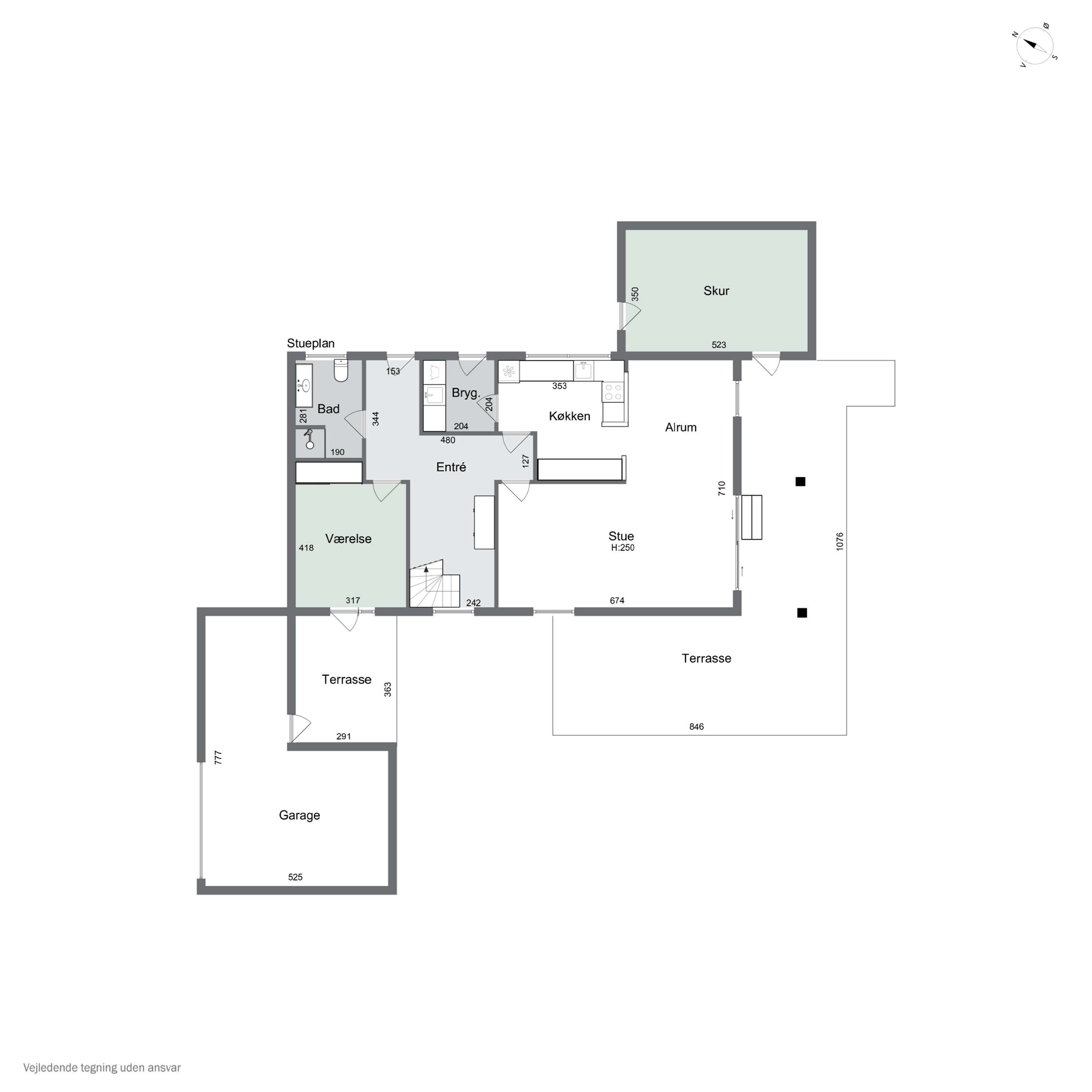 Plantegninger billede af Åsumvej 129, 5240 Odense NØ