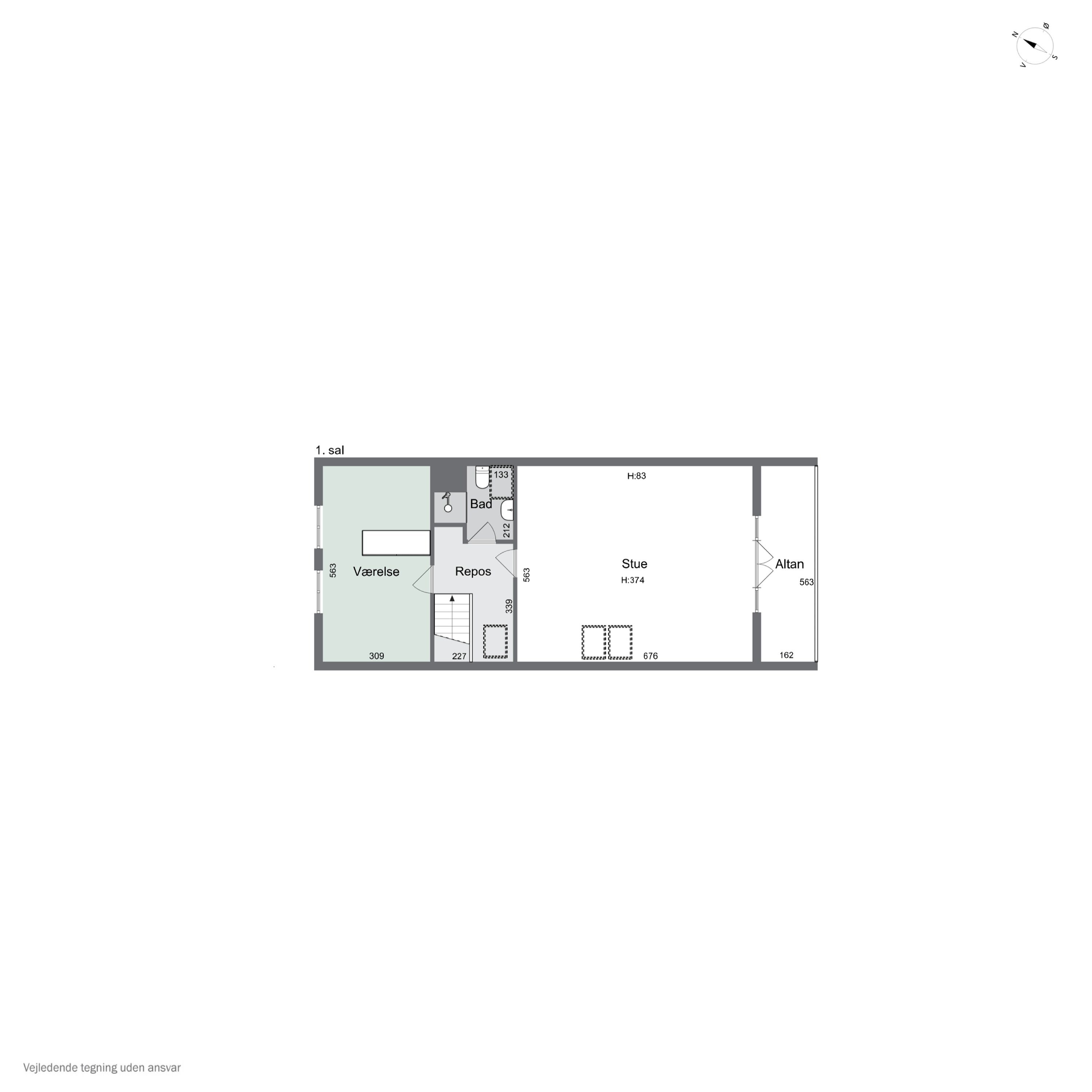 Plantegninger billede af Åsumvej 129, 5240 Odense NØ