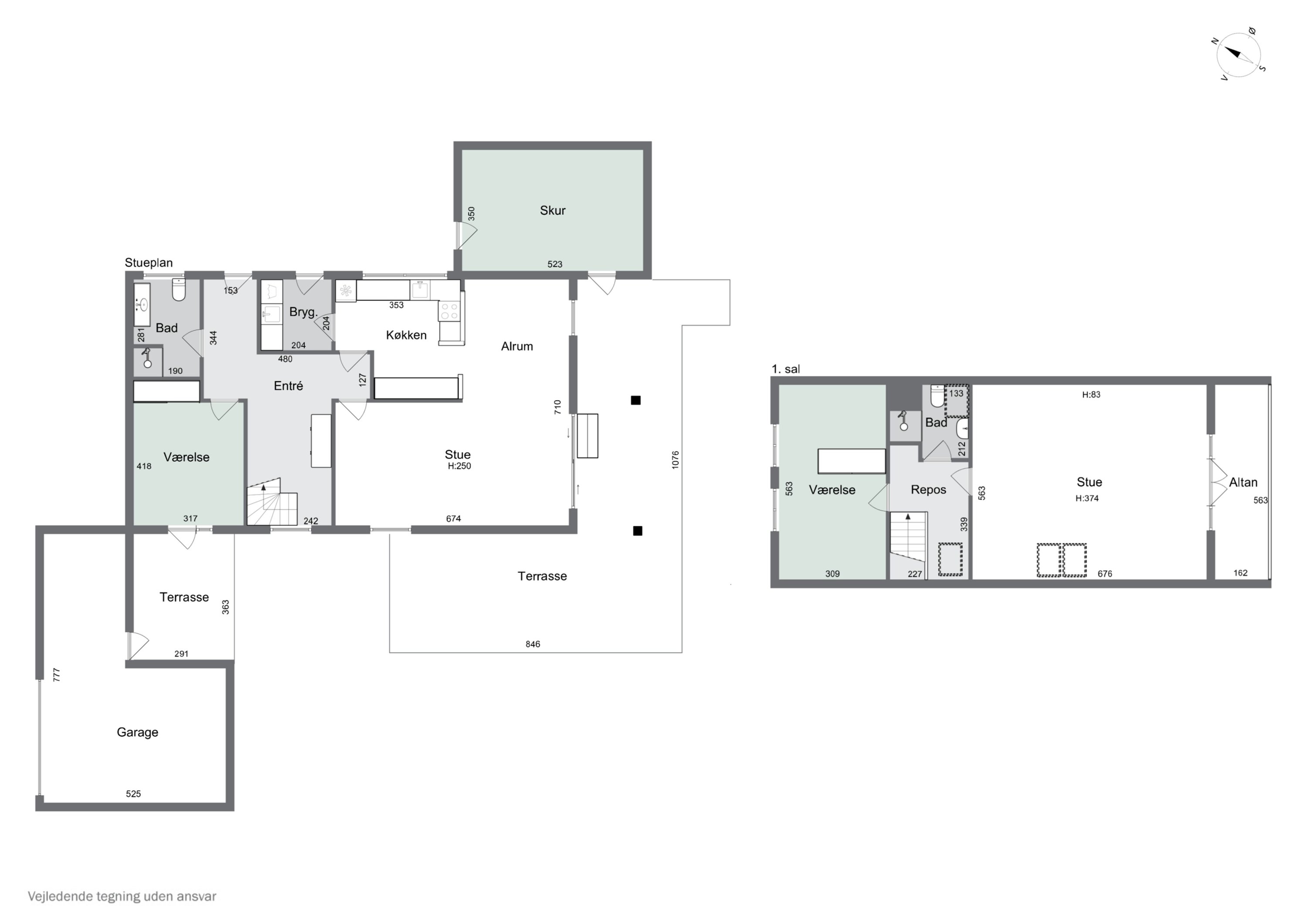Plantegninger billede af Åsumvej 129, 5240 Odense NØ