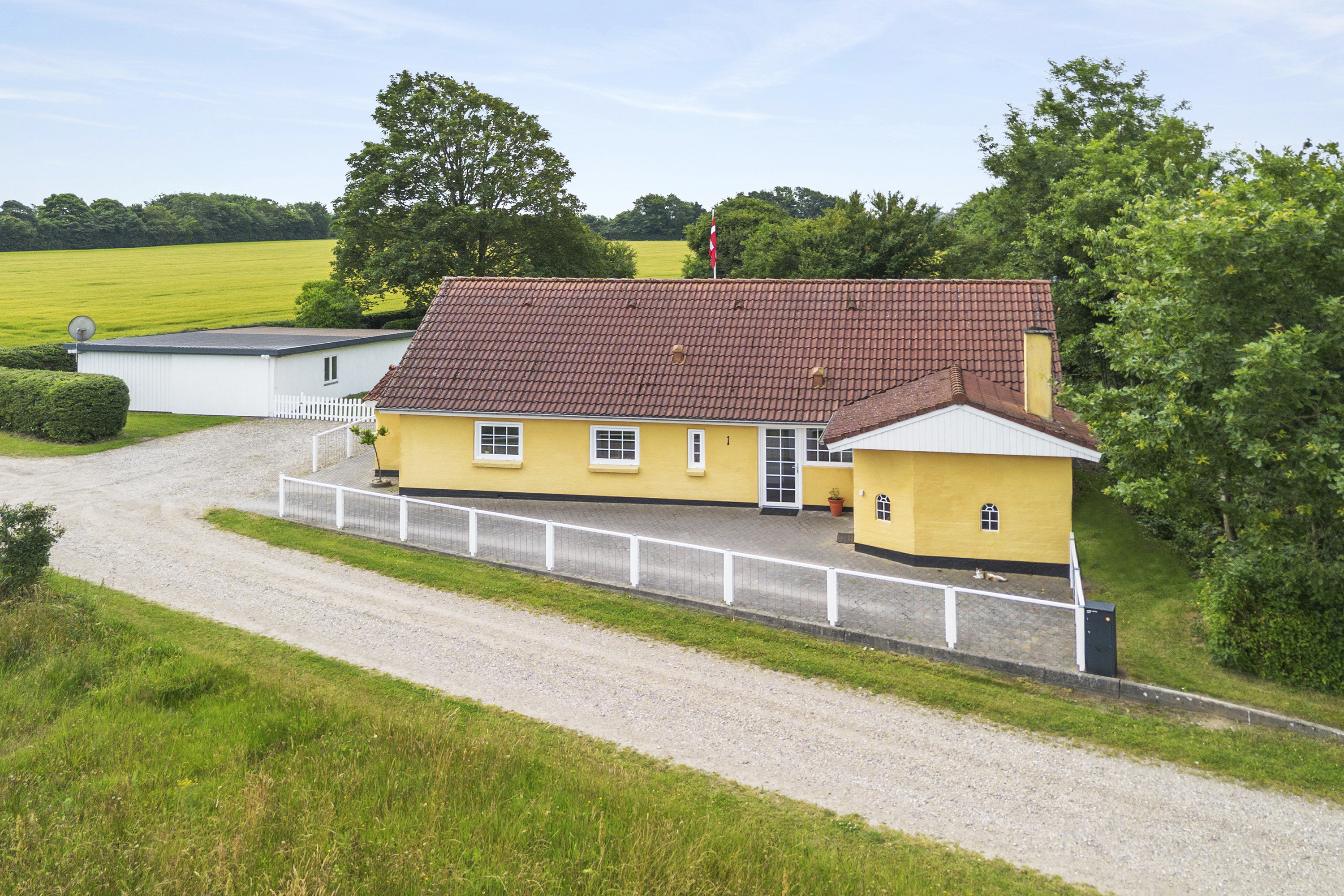 Fremhævet ejendommen billede i fuldskærmstilstand. Billede af Firringvej 1, Tuesbøl, 6650 Brørup