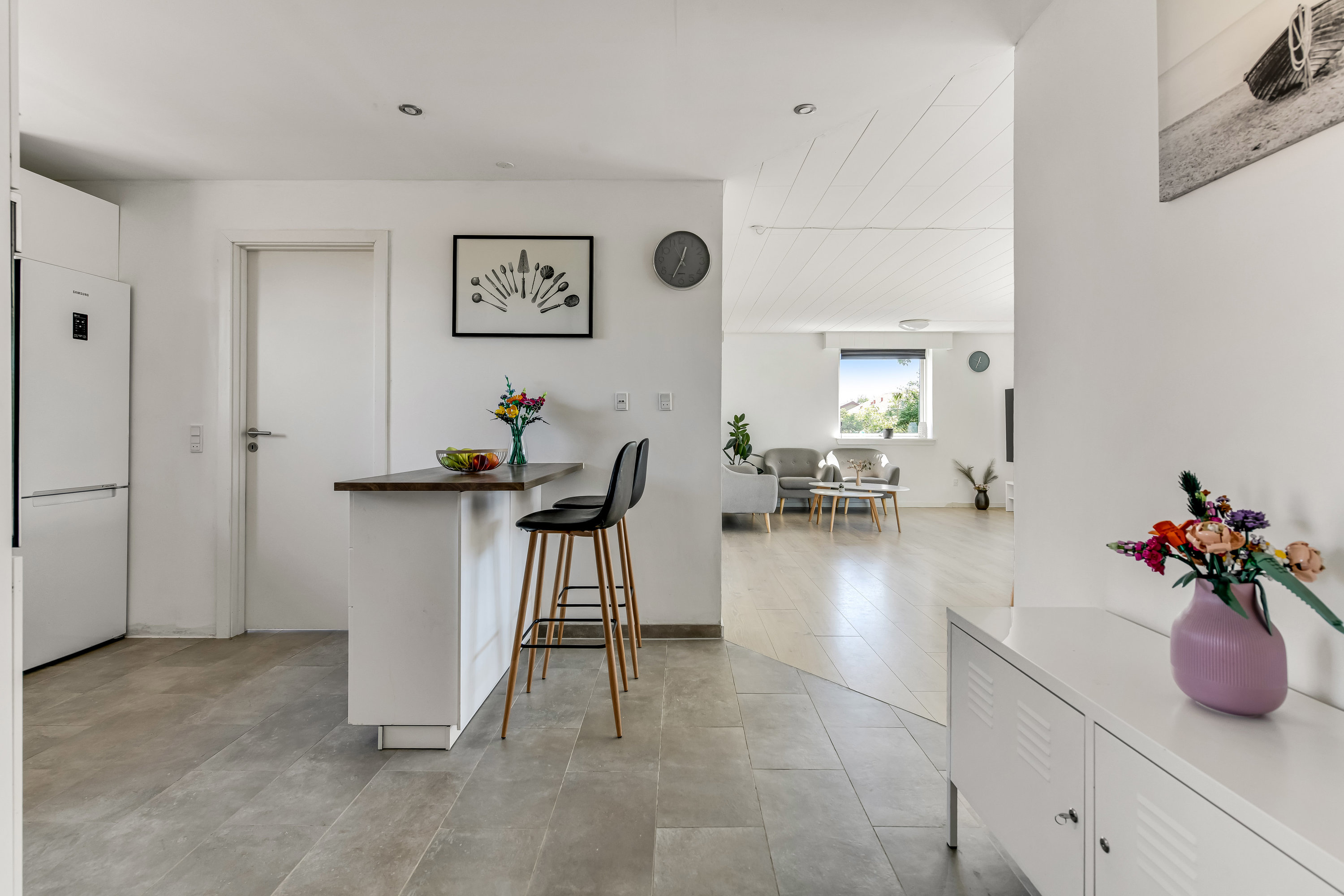 Fremhævet stue billede i fuldskærmstilstand. Billede af Fyrrevænget 314, 7190 Billund