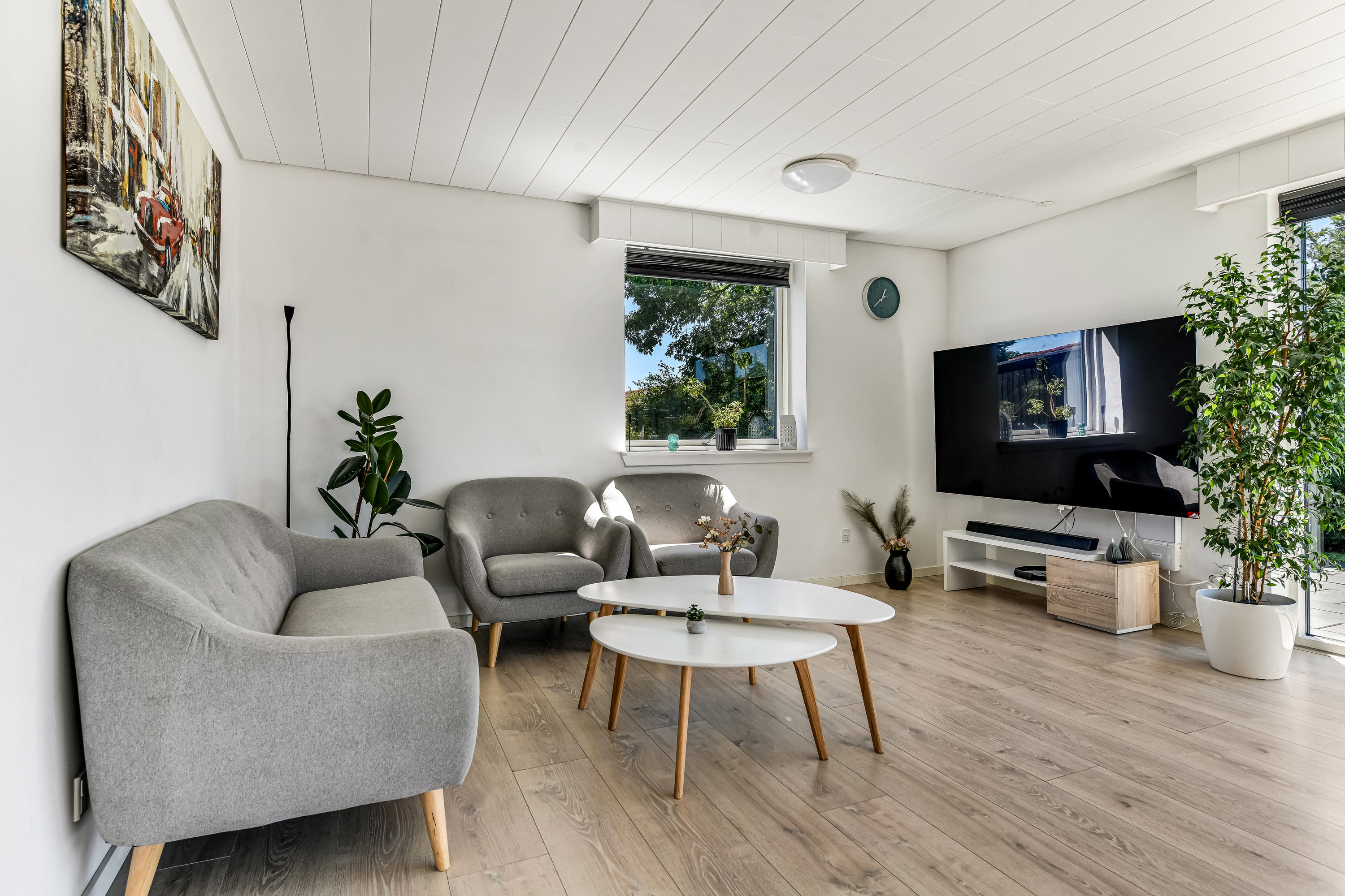 Fremhævet stue billede i fuldskærmstilstand. Billede af Fyrrevænget 314, 7190 Billund