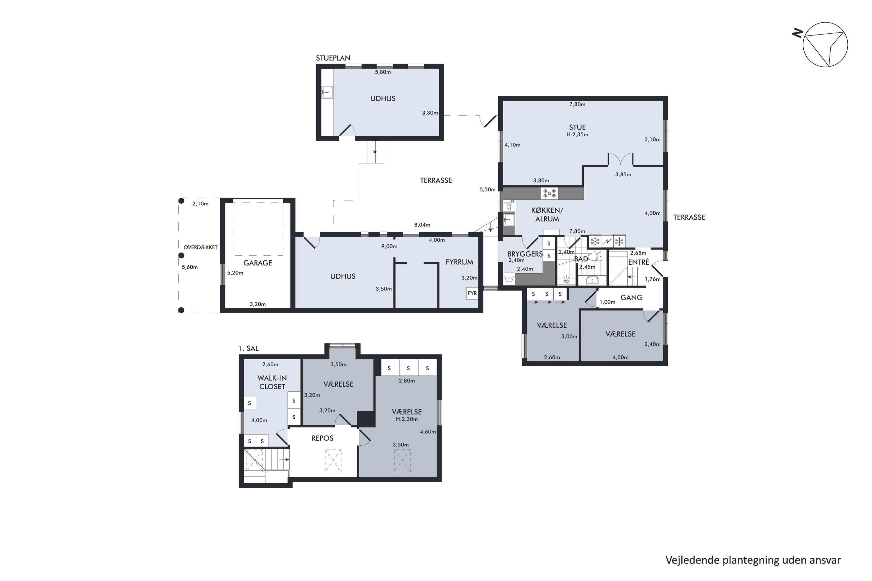 Plantegninger billede af Robstrupvej 5, Voldby, 8500 Grenaa