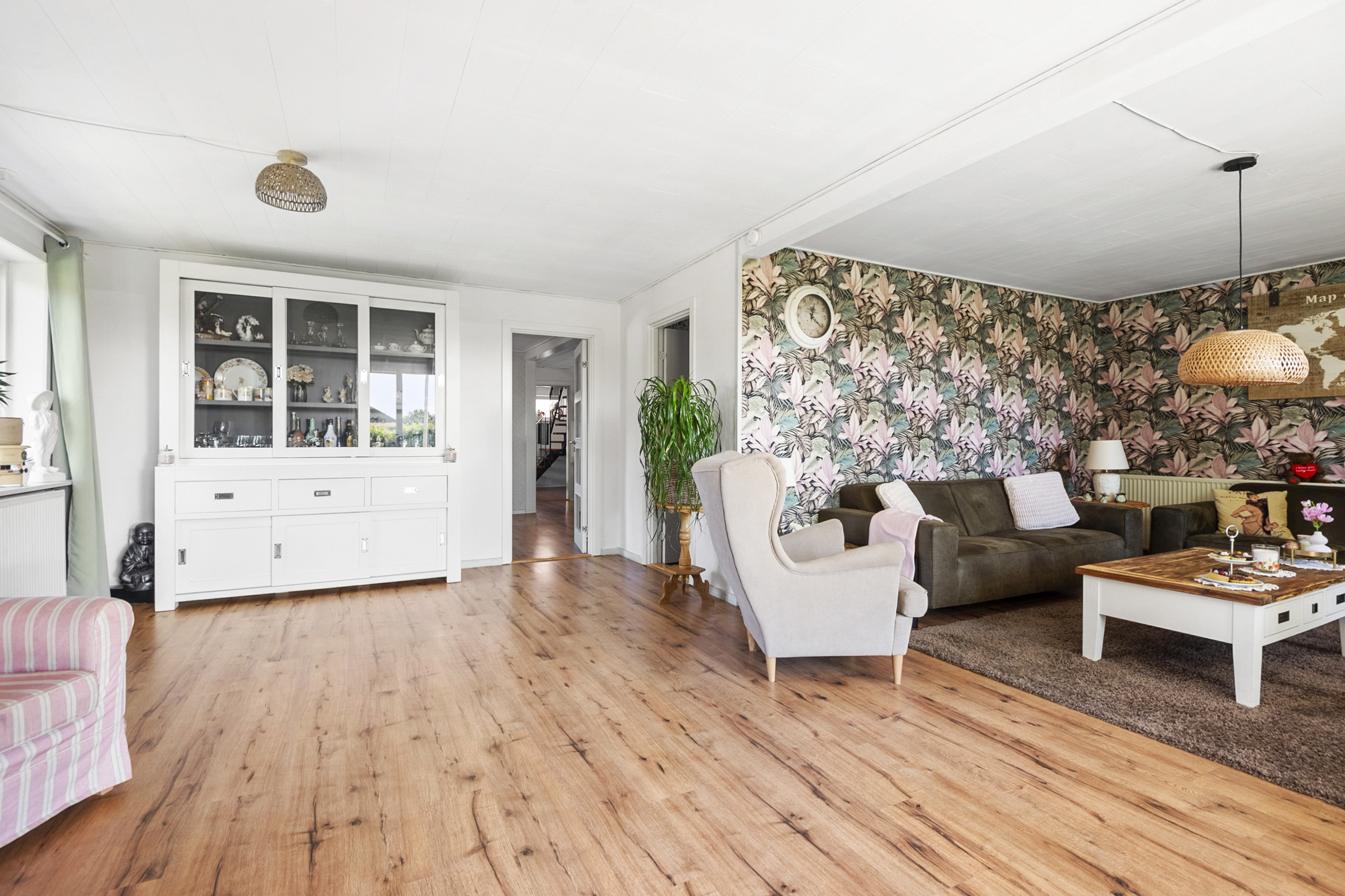 Fremhævet stue billede i fuldskærmstilstand. Billede af Hornelund 41, Horne, 6800 Varde