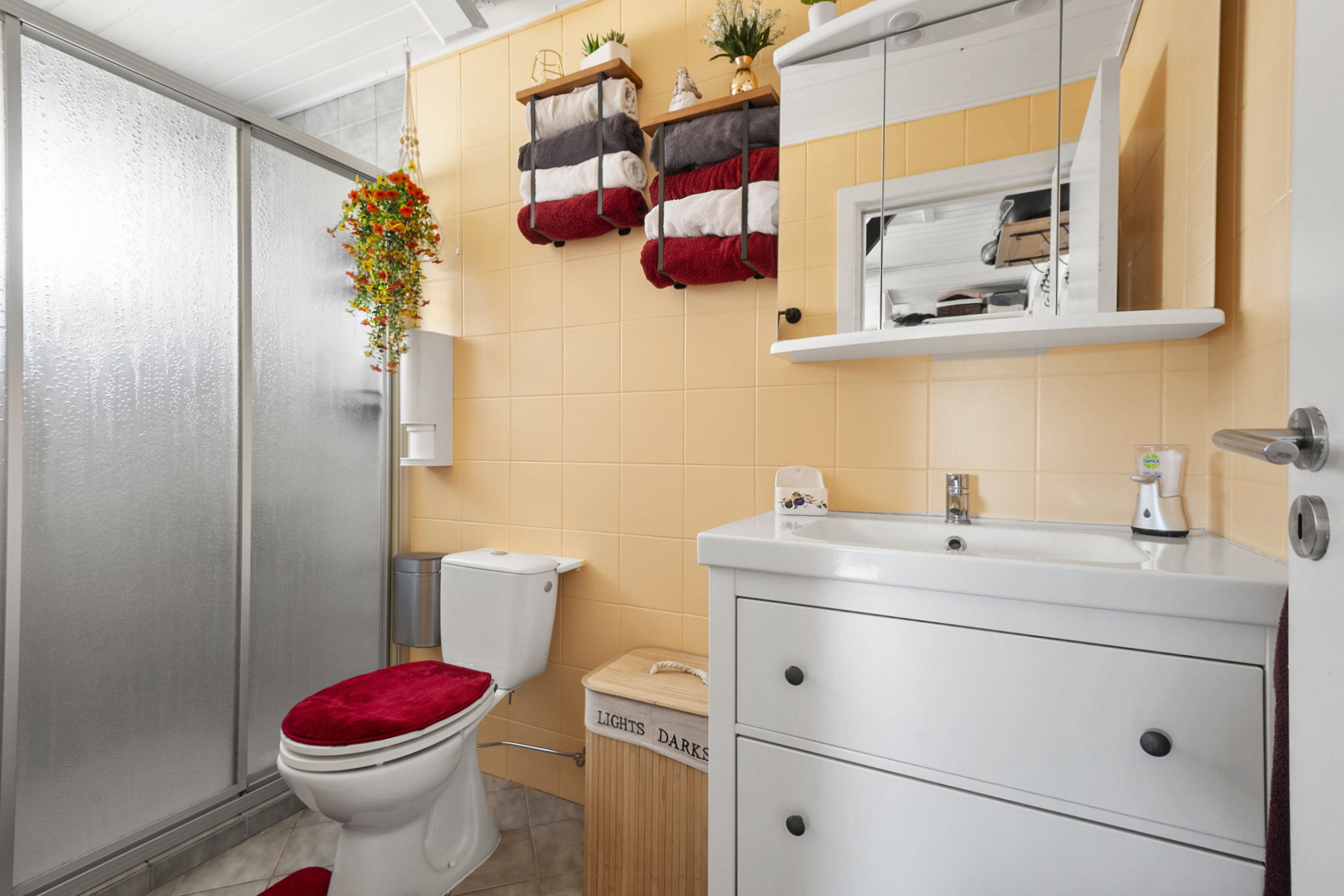 Fremhævet badeværelse billede i fuldskærmstilstand. Billede af Hornelund 41, Horne, 6800 Varde