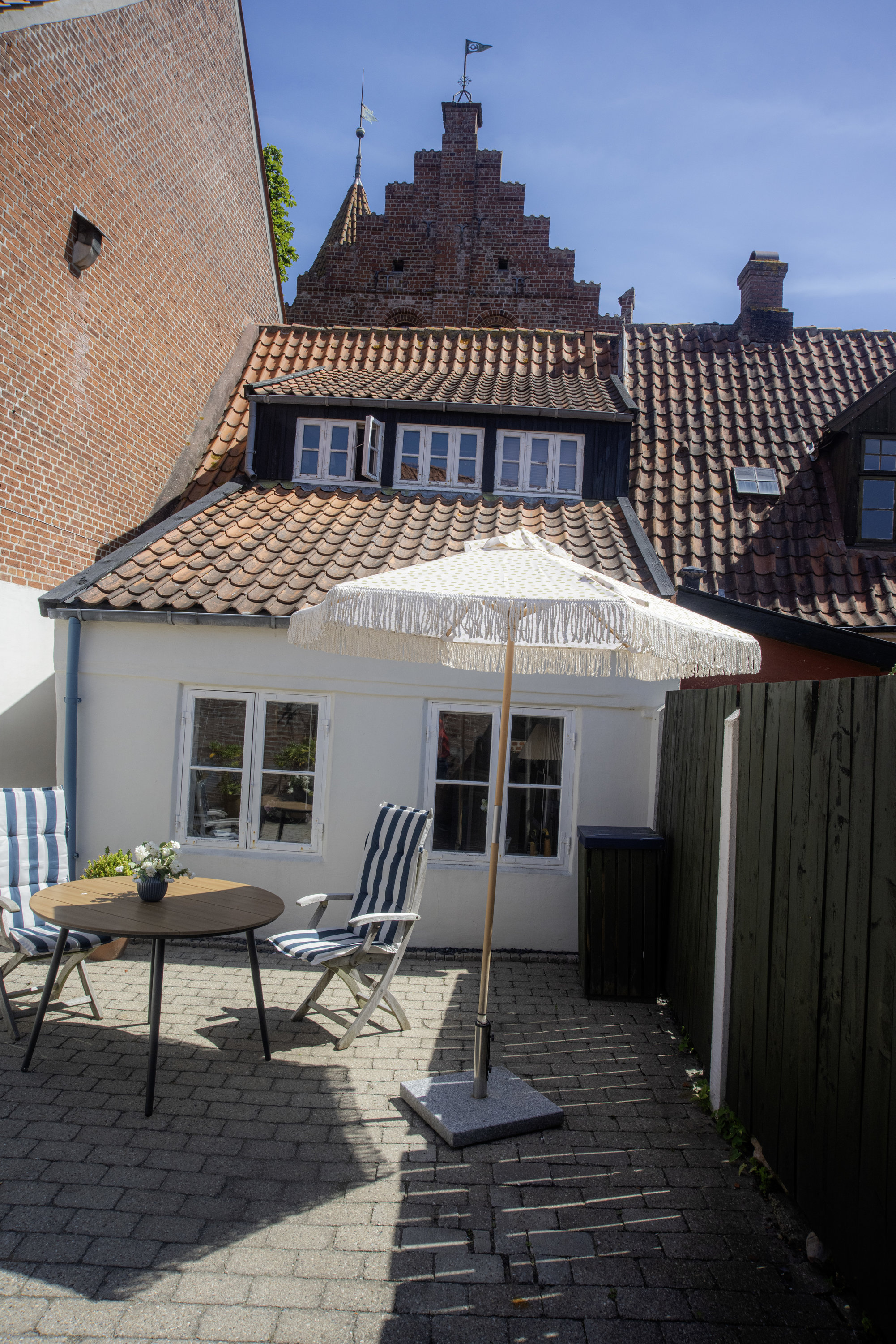 Fremhævet gårdhave billede i fuldskærmstilstand. Billede af Puggaardsgade 6, 6760 Ribe