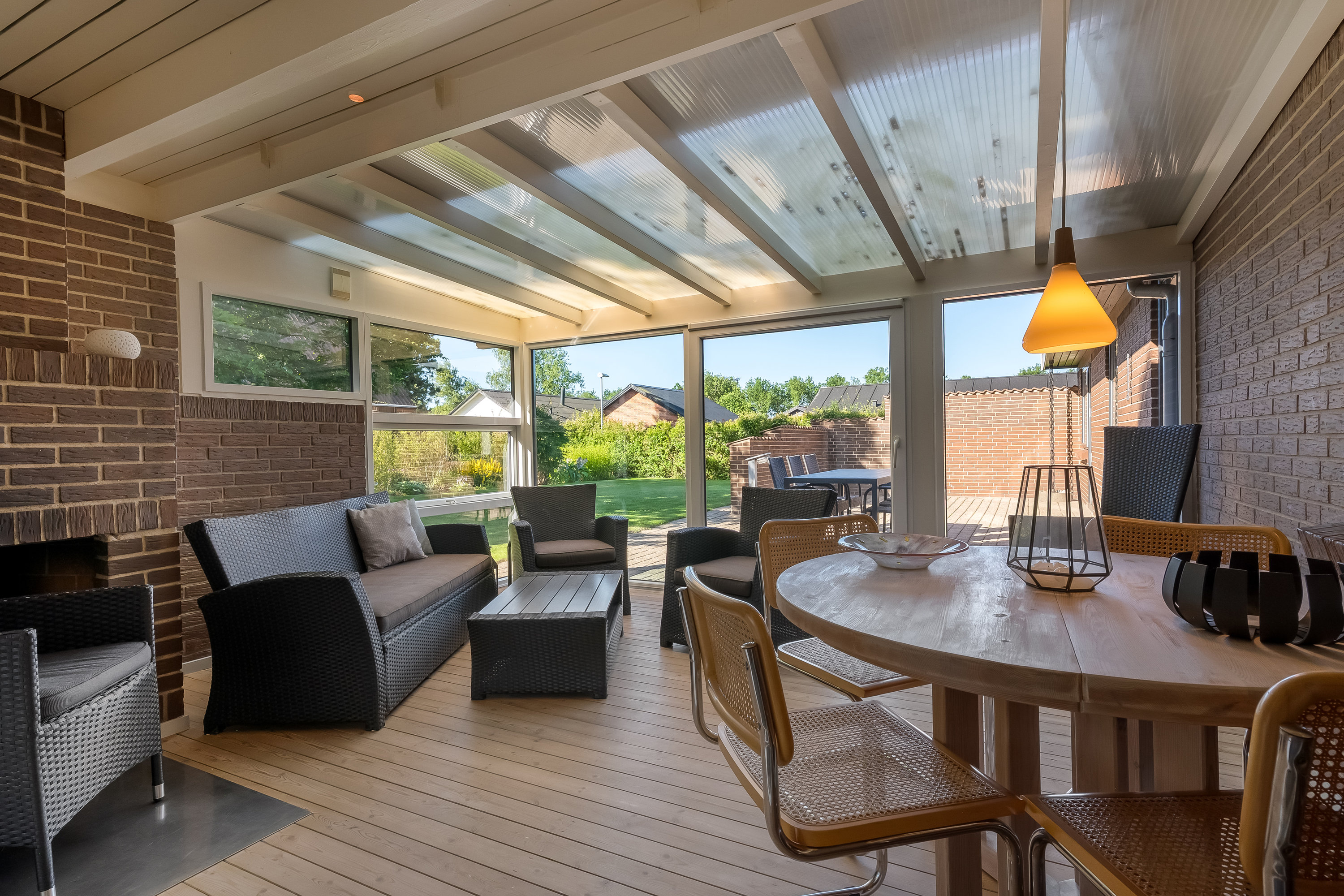 Fremhævet udestue billede i fuldskærmstilstand. Billede af Riisagersvej 4, 7500 Holstebro