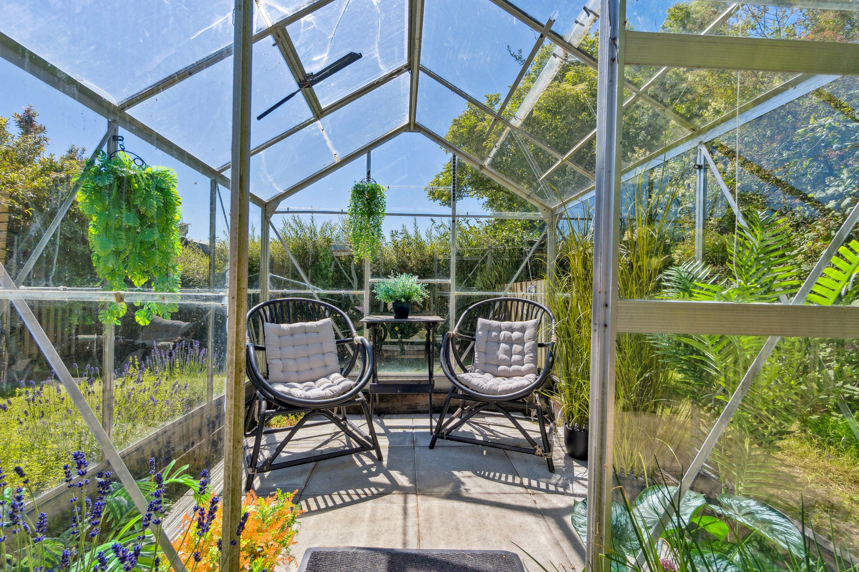 Fremhævet terrasse billede i fuldskærmstilstand. Billede af Lærkevej 8, 7760 Hurup Thy