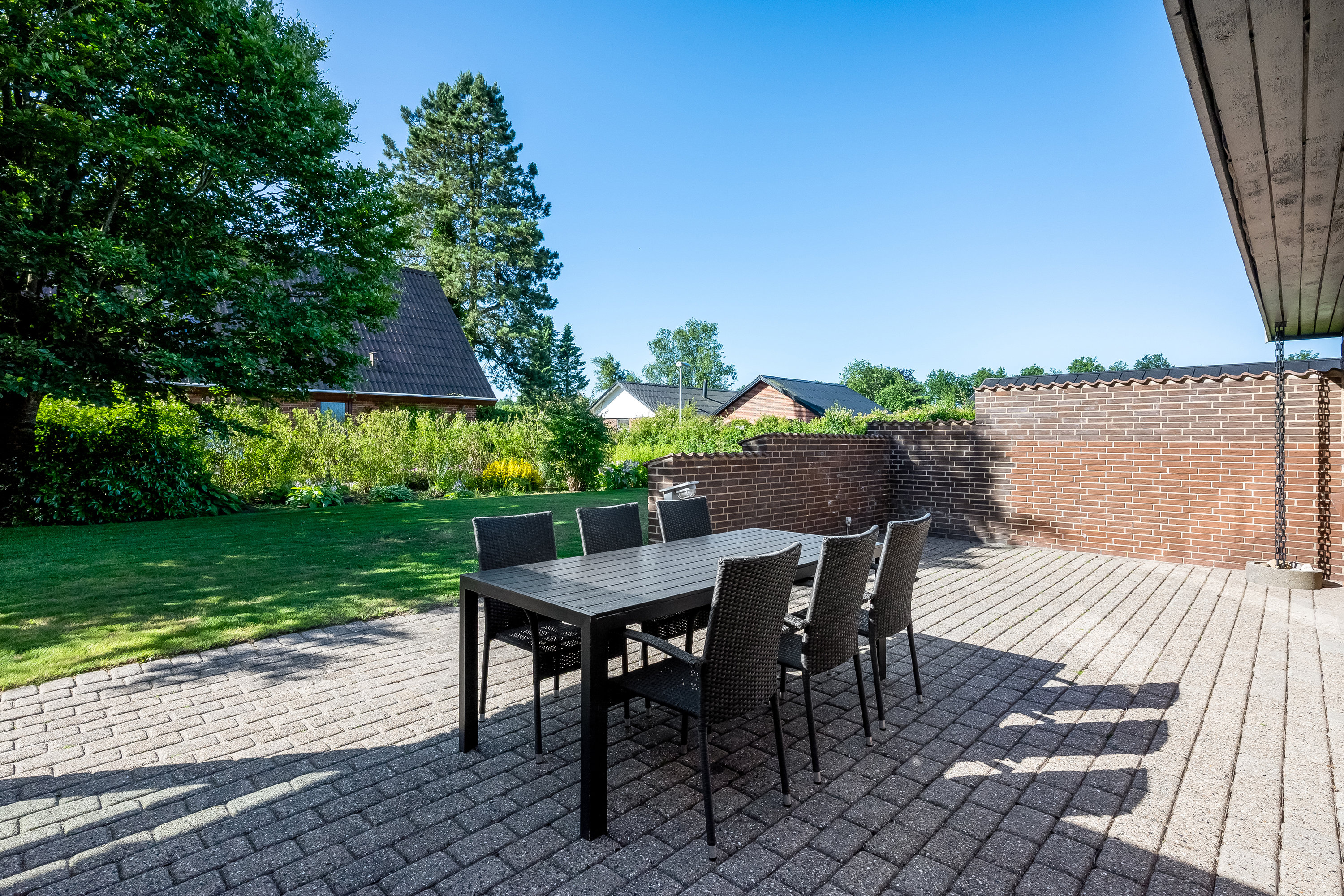 Fremhævet terrasse billede i fuldskærmstilstand. Billede af Riisagersvej 4, 7500 Holstebro