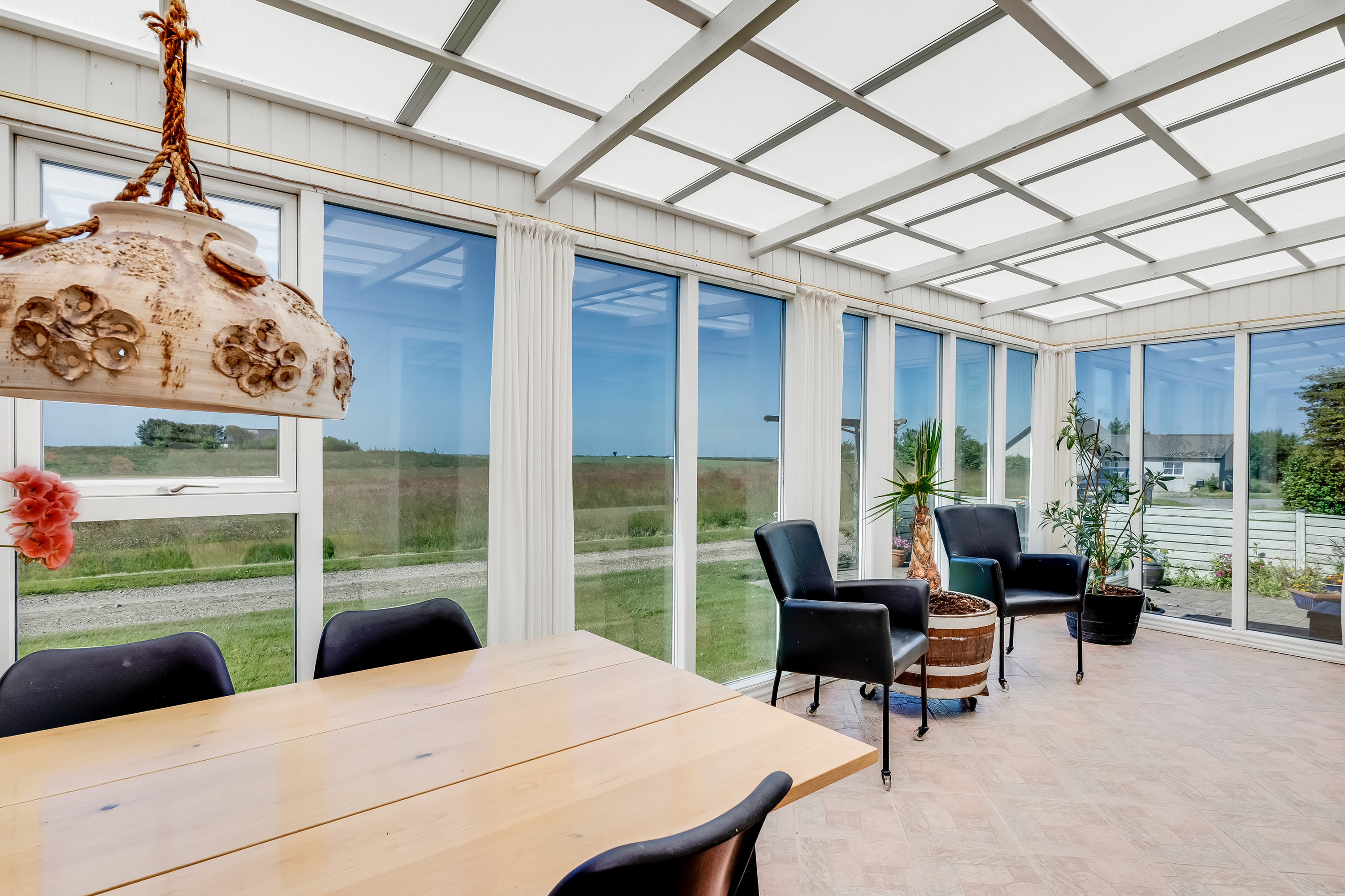 Fremhævet udestue billede i fuldskærmstilstand. Billede af Brunsgårdvej 2, Nørlem, 7620 Lemvig