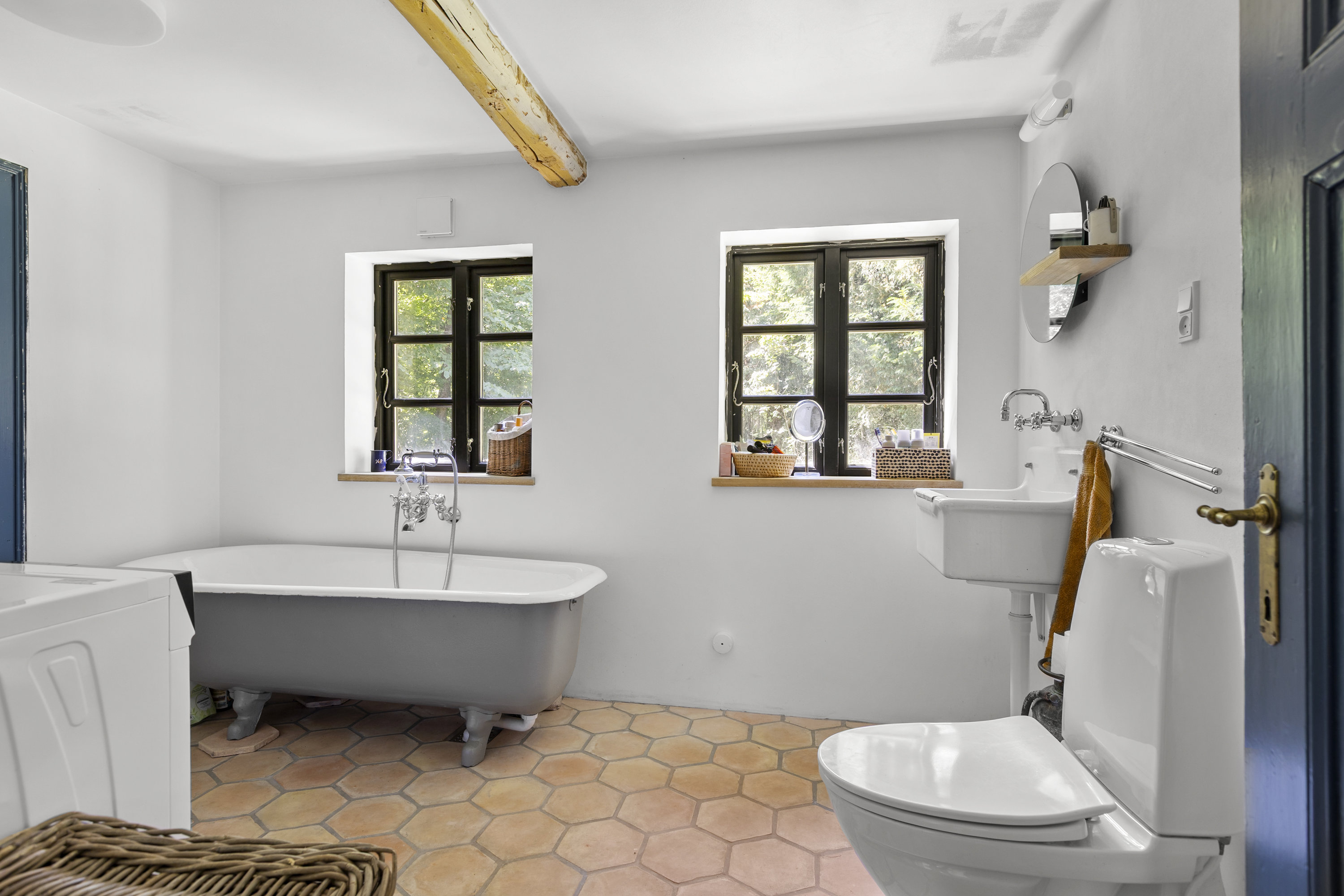 Fremhævet badeværelse billede i fuldskærmstilstand. Billede af Nordskovvej 13, Tygestrup, 4180 Sorø