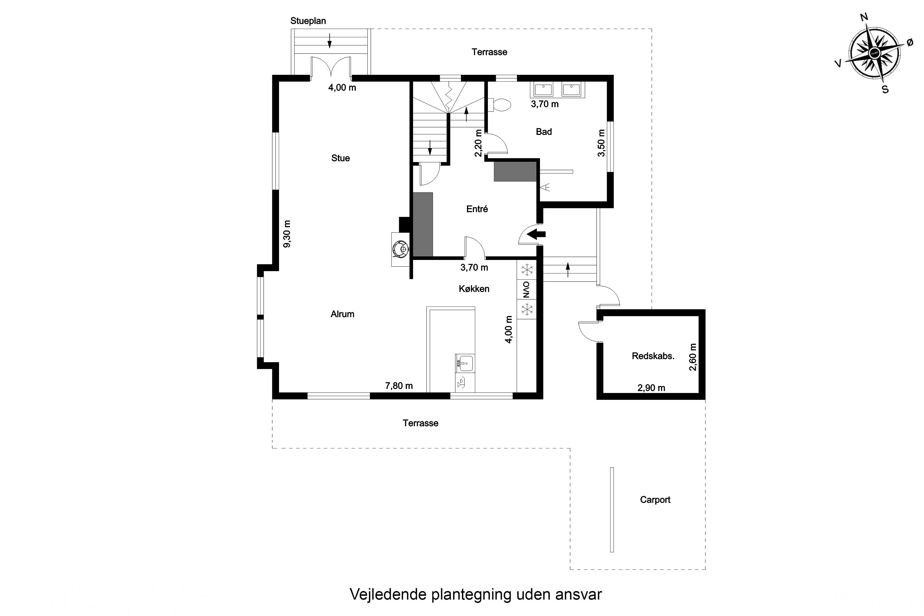 Plantegninger billede af Margrethes Allé 3, Dalum, 5250 Odense SV