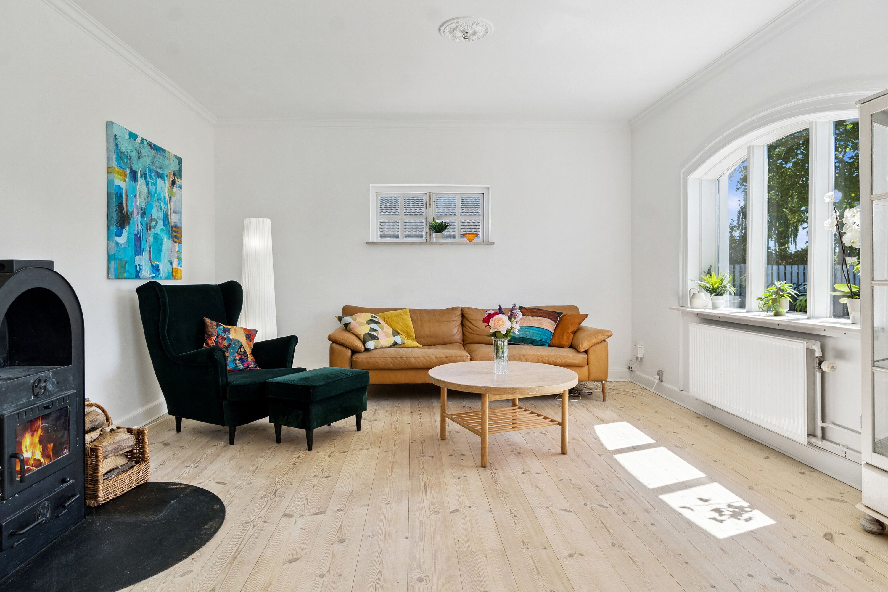 Fremhævet stue billede i fuldskærmstilstand. Billede af Risbjerggårds Alle 13, 2650 Hvidovre