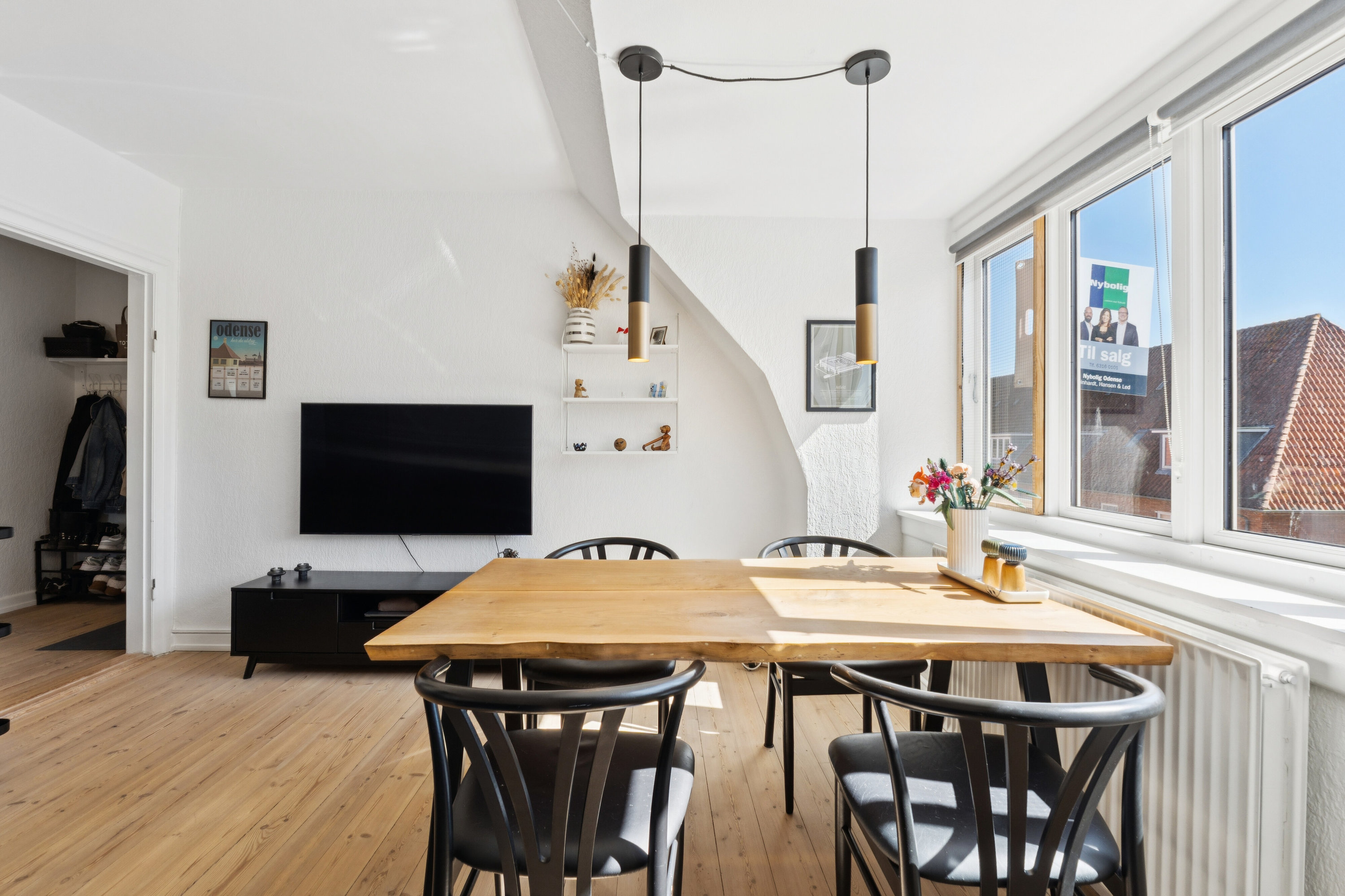 Fremhævet spisestue billede i fuldskærmstilstand. Billede af Holmehusvej 70, 2. tv., 5000 Odense C