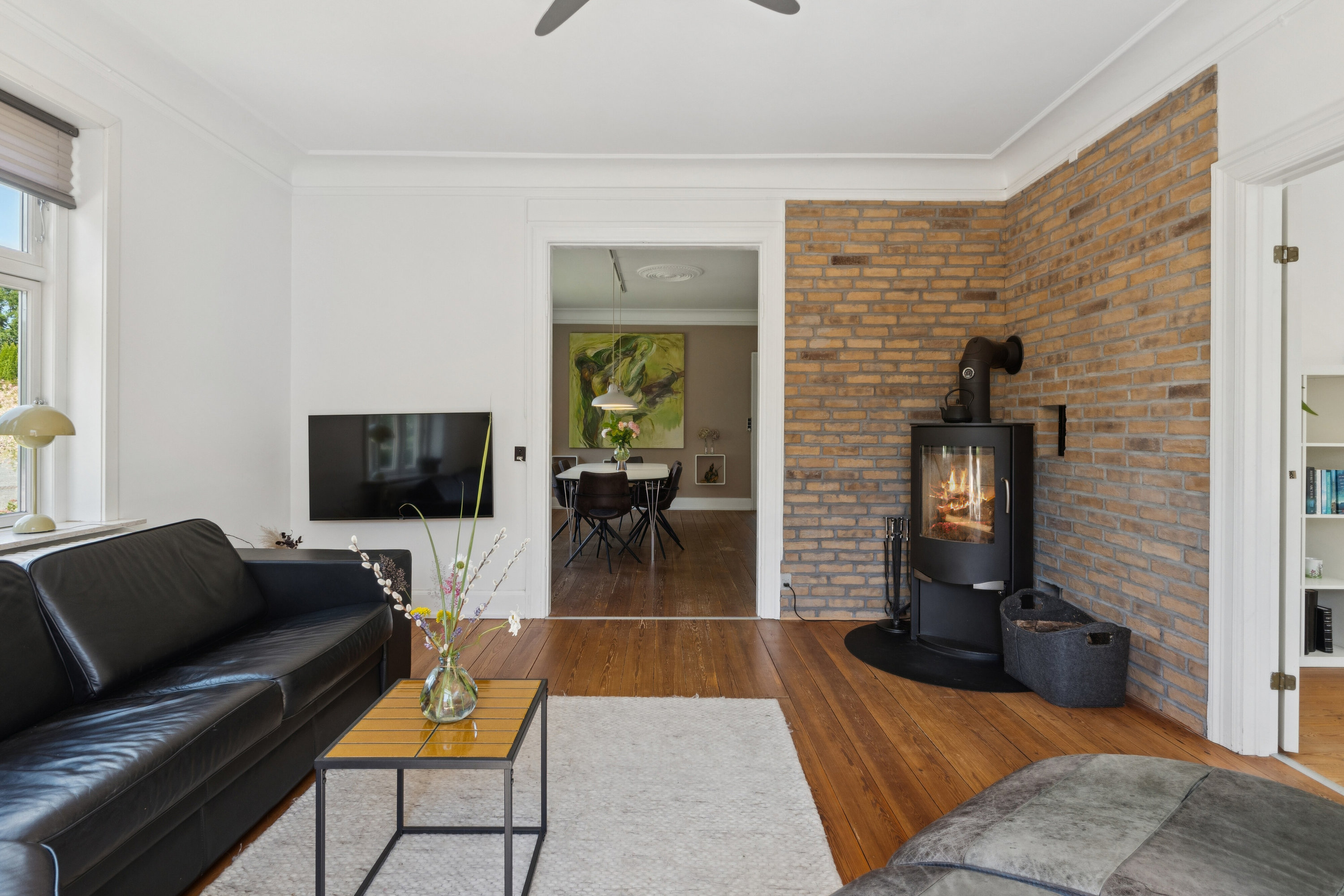 Fremhævet stue billede i fuldskærmstilstand. Billede af Førslev Kirkestræde 10E, Førslev, 4690 Haslev