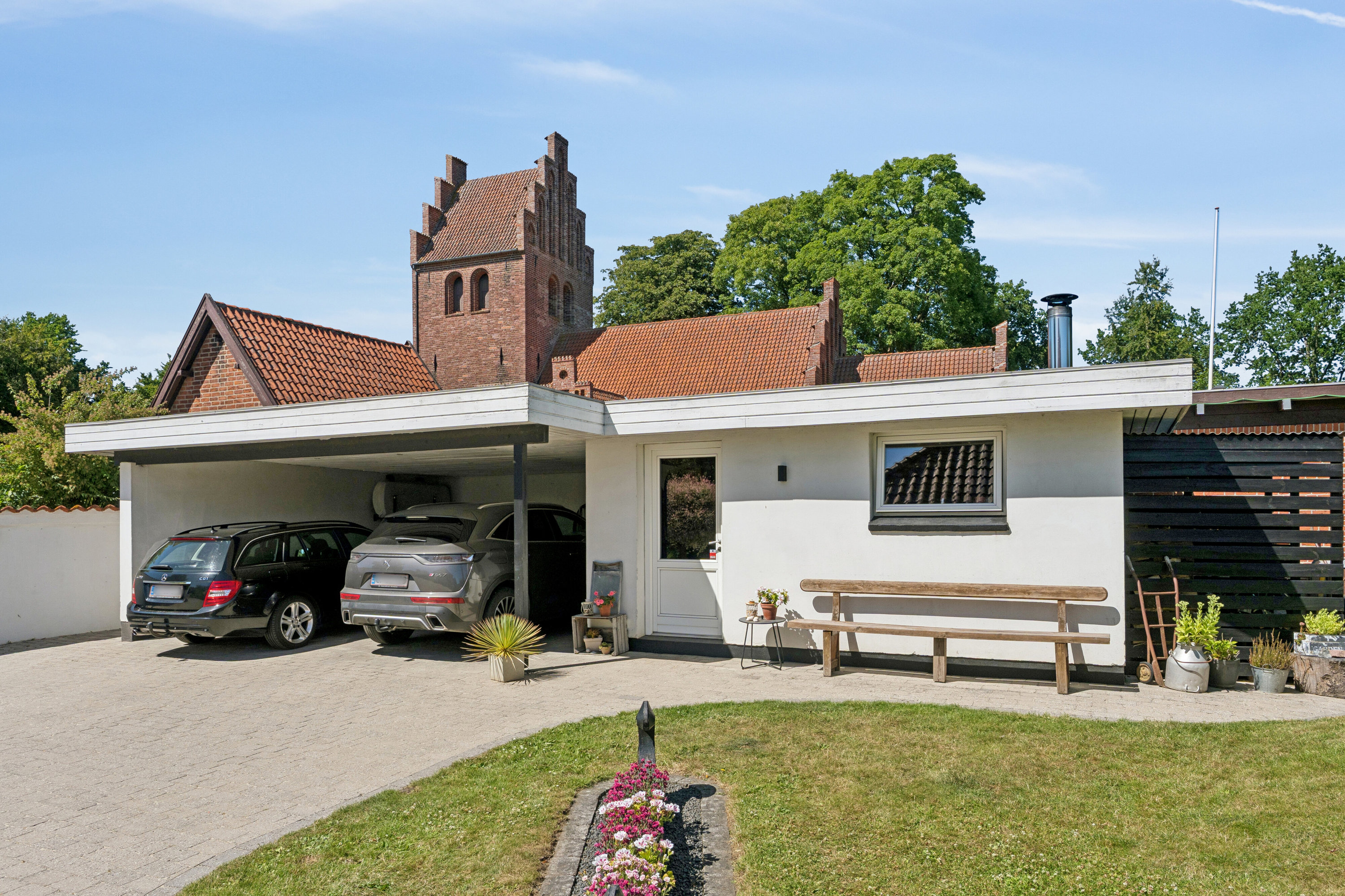 Fremhævet set fra vejen billede i fuldskærmstilstand. Billede af Førslev Kirkestræde 10E, Førslev, 4690 Haslev