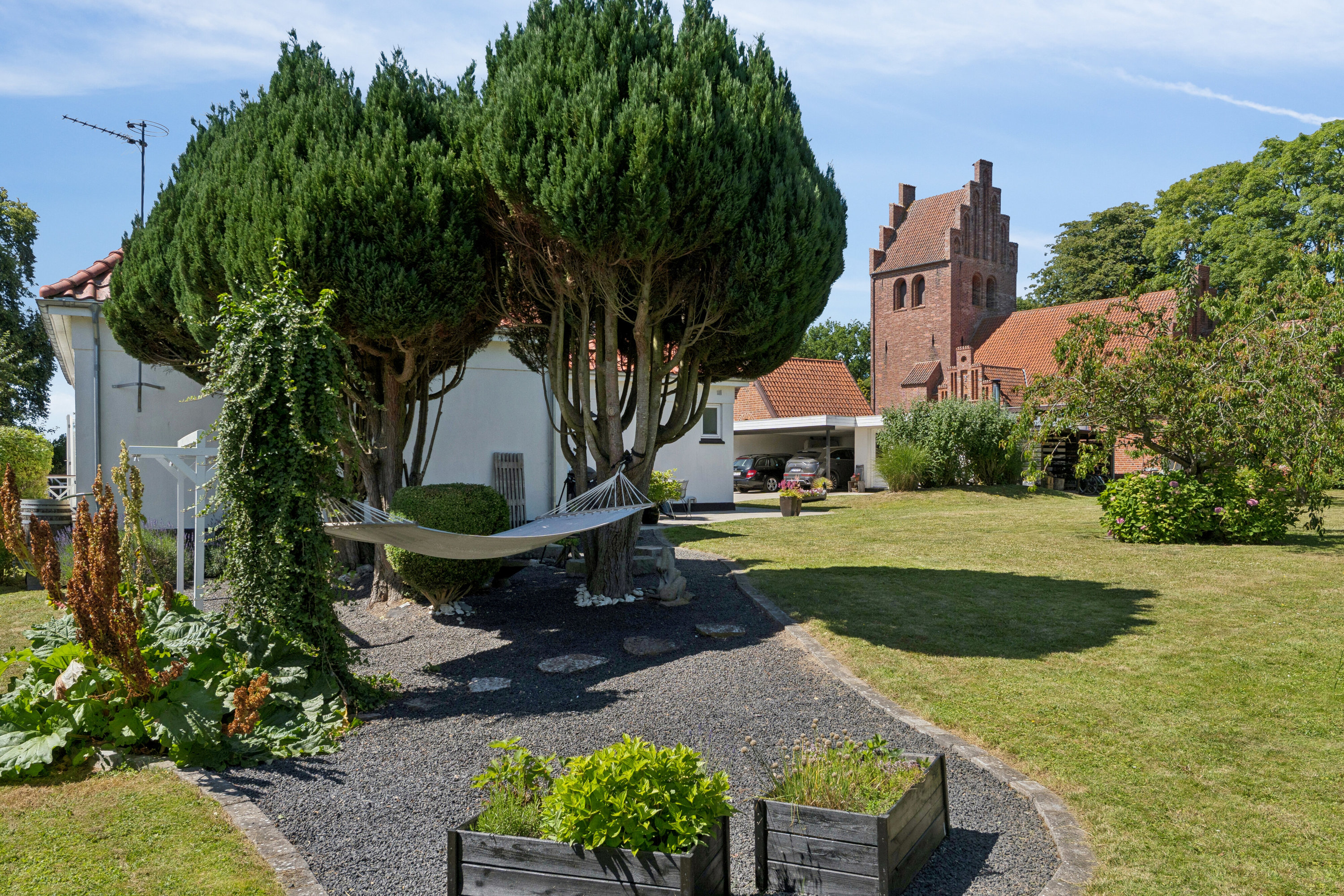 Fremhævet set fra vejen billede i fuldskærmstilstand. Billede af Førslev Kirkestræde 10E, Førslev, 4690 Haslev