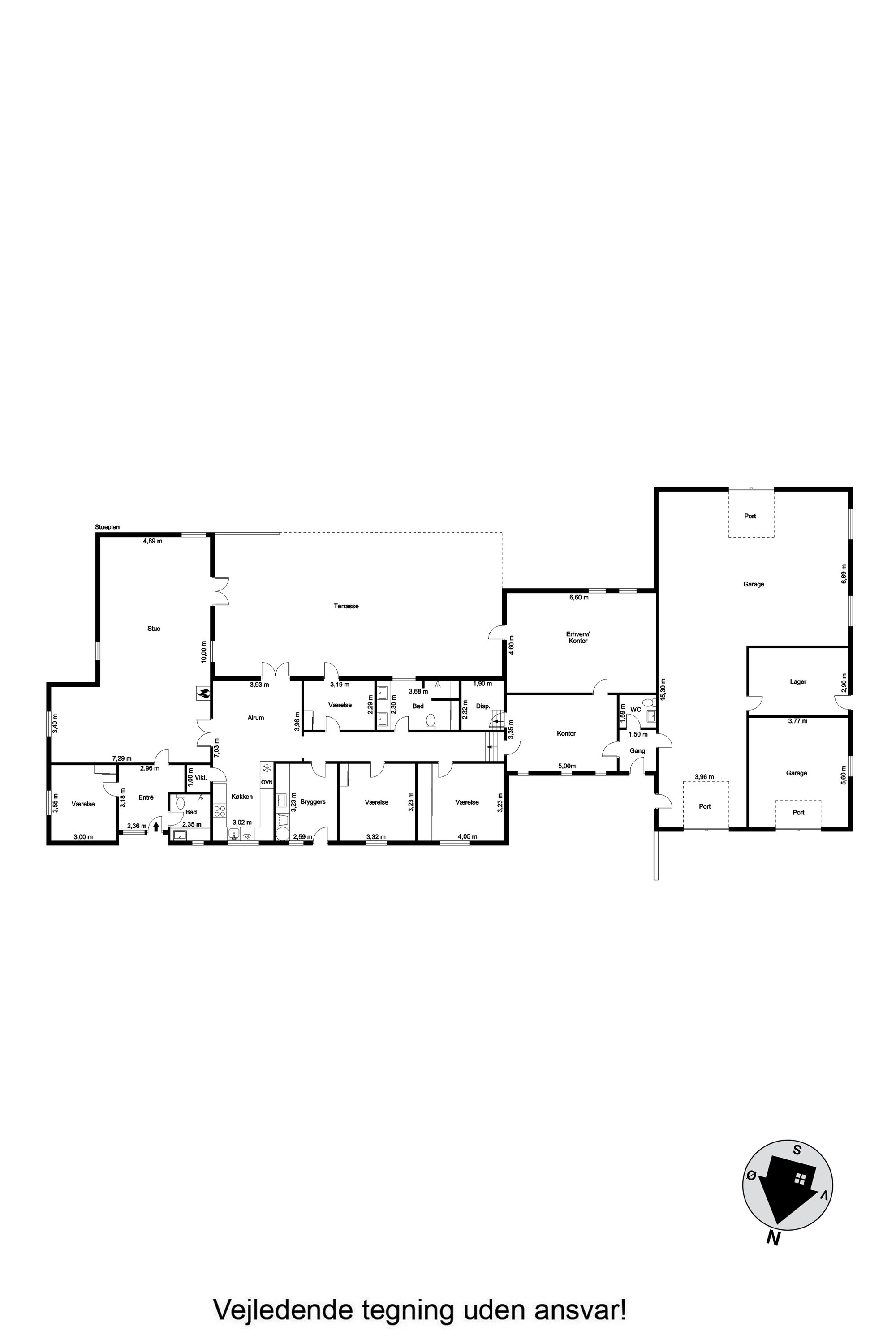 Plantegninger billede af Nyboesvej 23, V Hornum, 9640 Farsø
