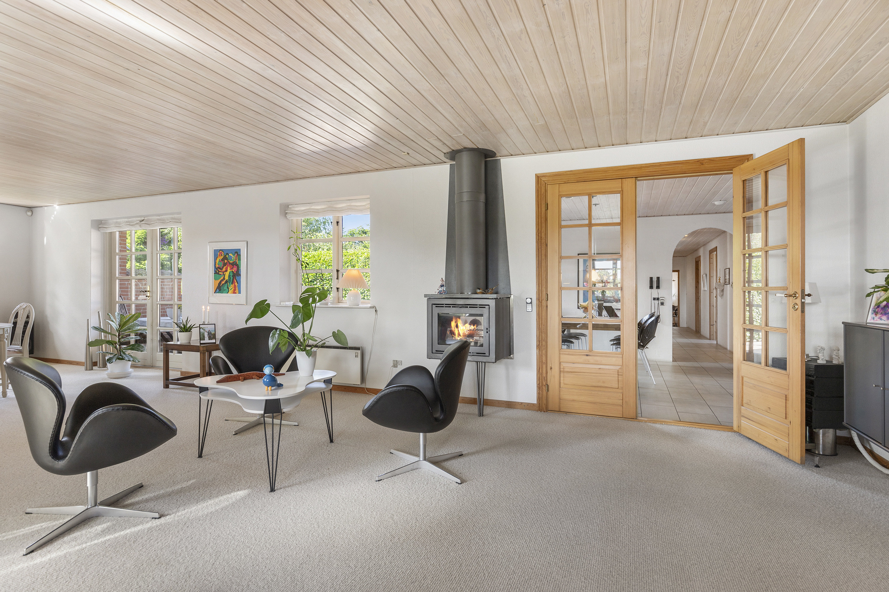 Fremhævet stue billede i fuldskærmstilstand. Billede af Nyboesvej 23, V Hornum, 9640 Farsø