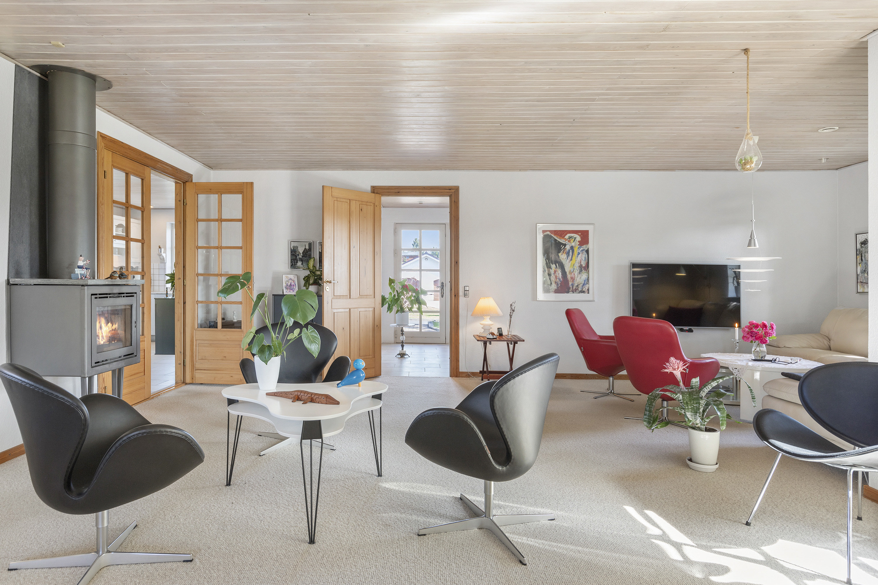 Fremhævet stue billede i fuldskærmstilstand. Billede af Nyboesvej 23, V Hornum, 9640 Farsø