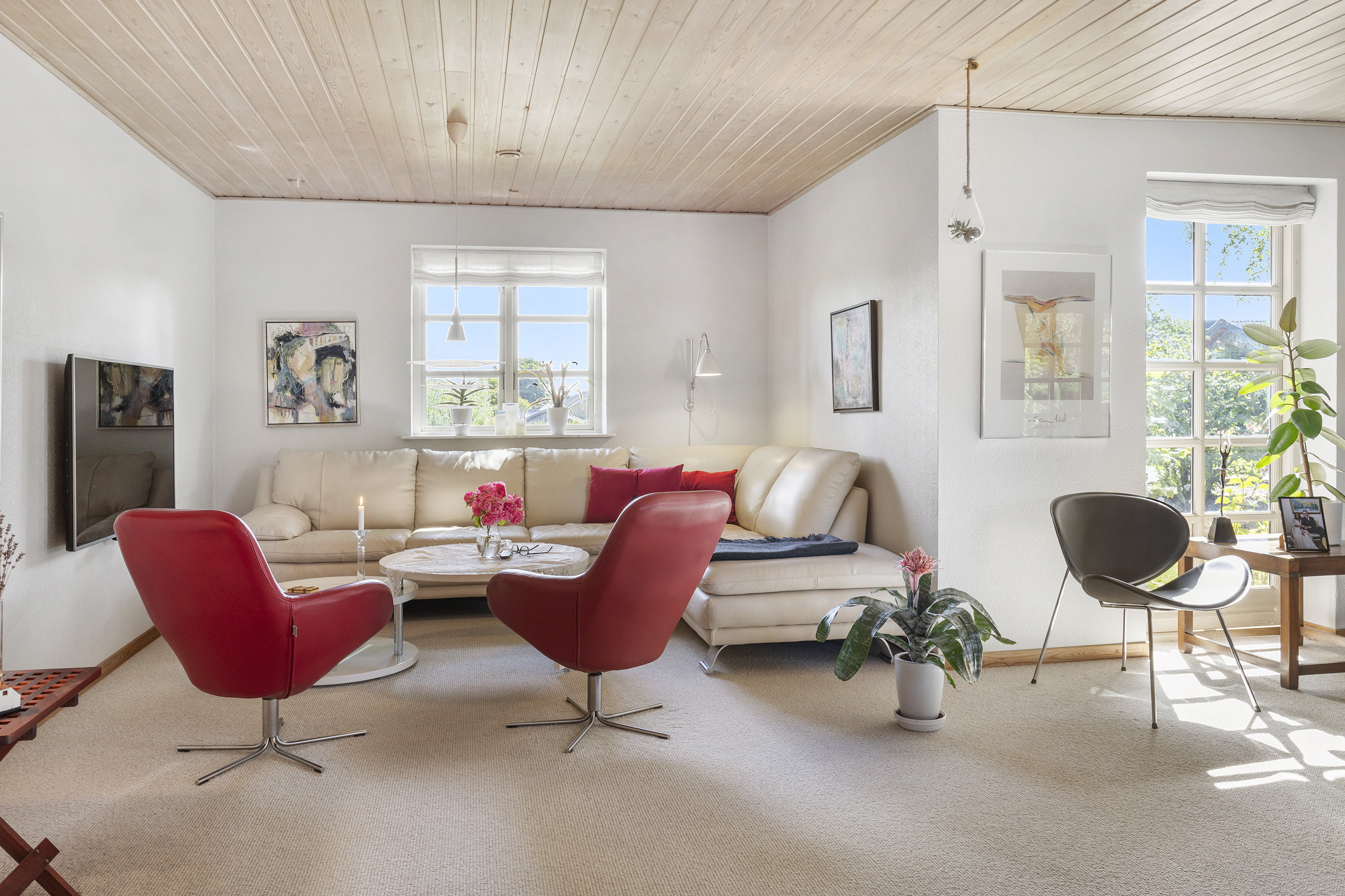 Fremhævet stue billede i fuldskærmstilstand. Billede af Nyboesvej 23, V Hornum, 9640 Farsø