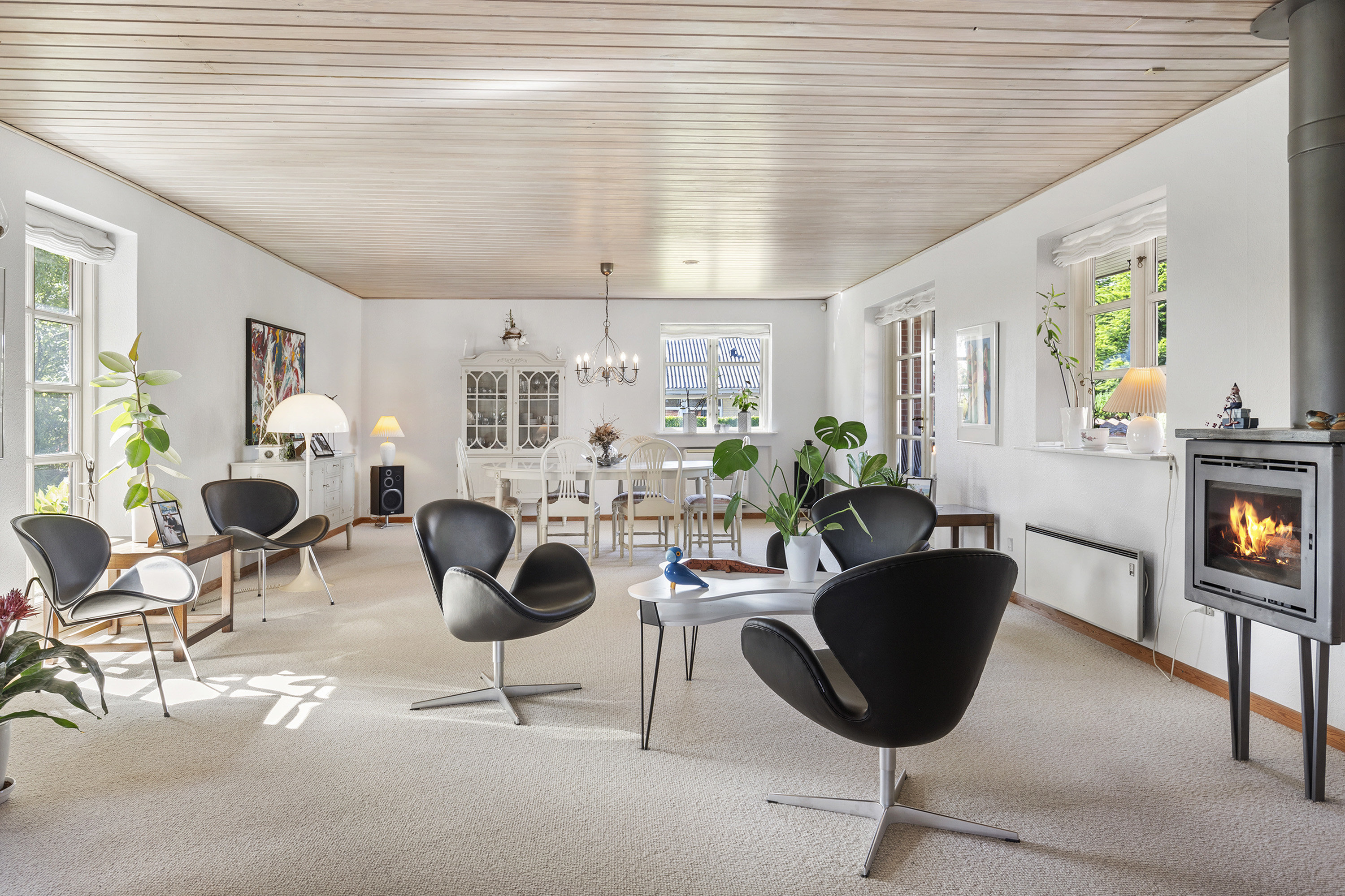 Fremhævet stue billede i fuldskærmstilstand. Billede af Nyboesvej 23, V Hornum, 9640 Farsø