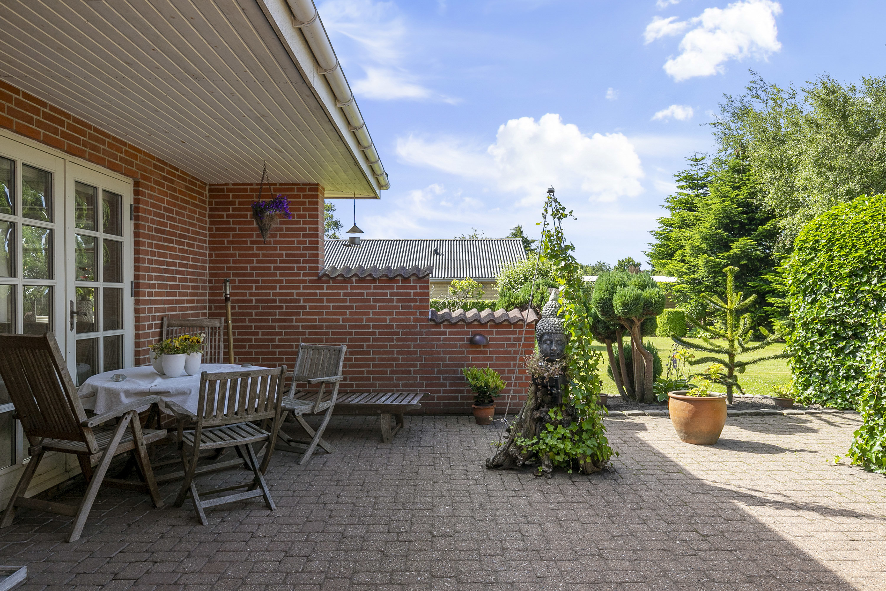 Fremhævet terrasse billede i fuldskærmstilstand. Billede af Nyboesvej 23, V Hornum, 9640 Farsø