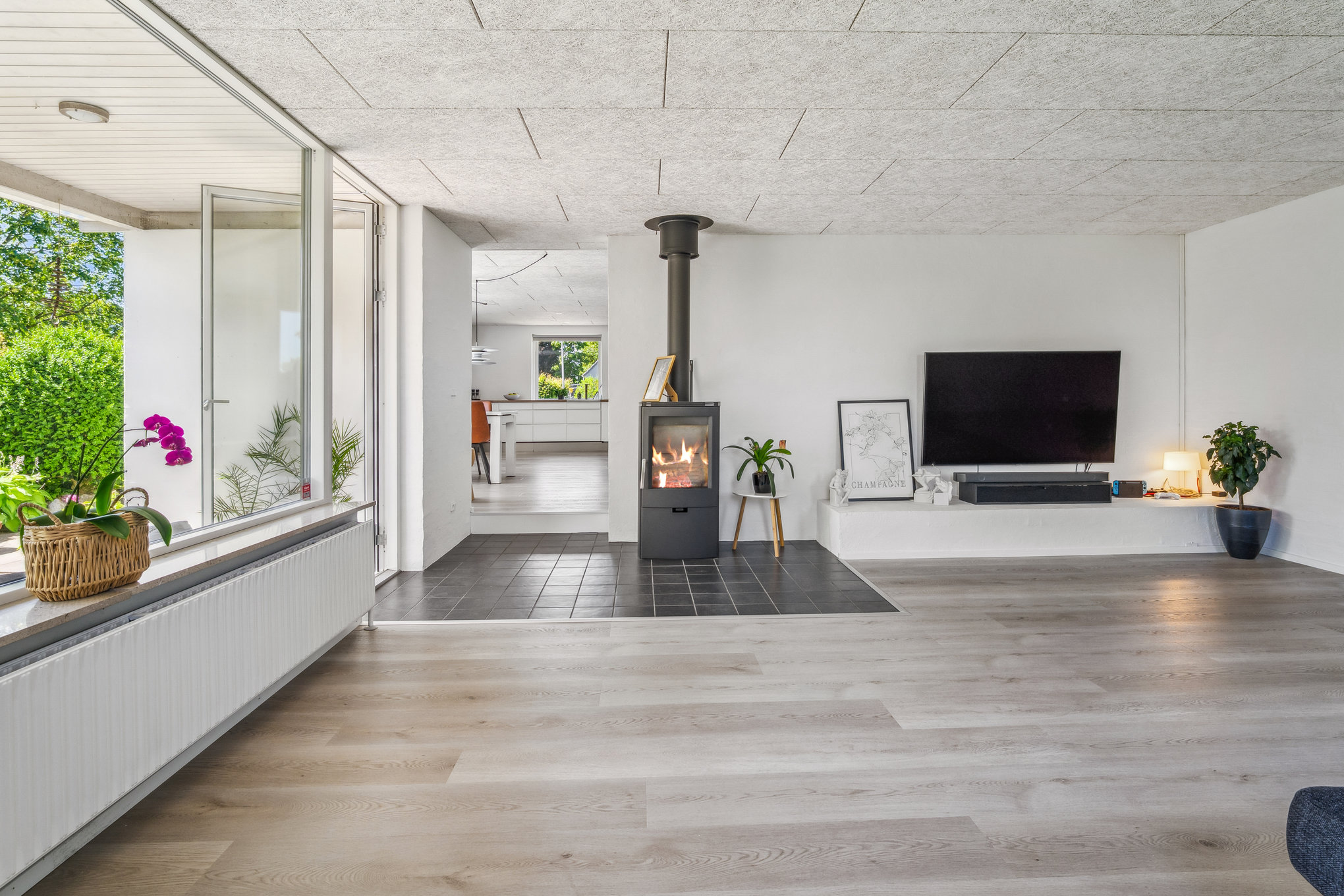 Fremhævet stue billede i fuldskærmstilstand. Billede af Toftevænget 4, Over Hornbæk, 8920 Randers NV