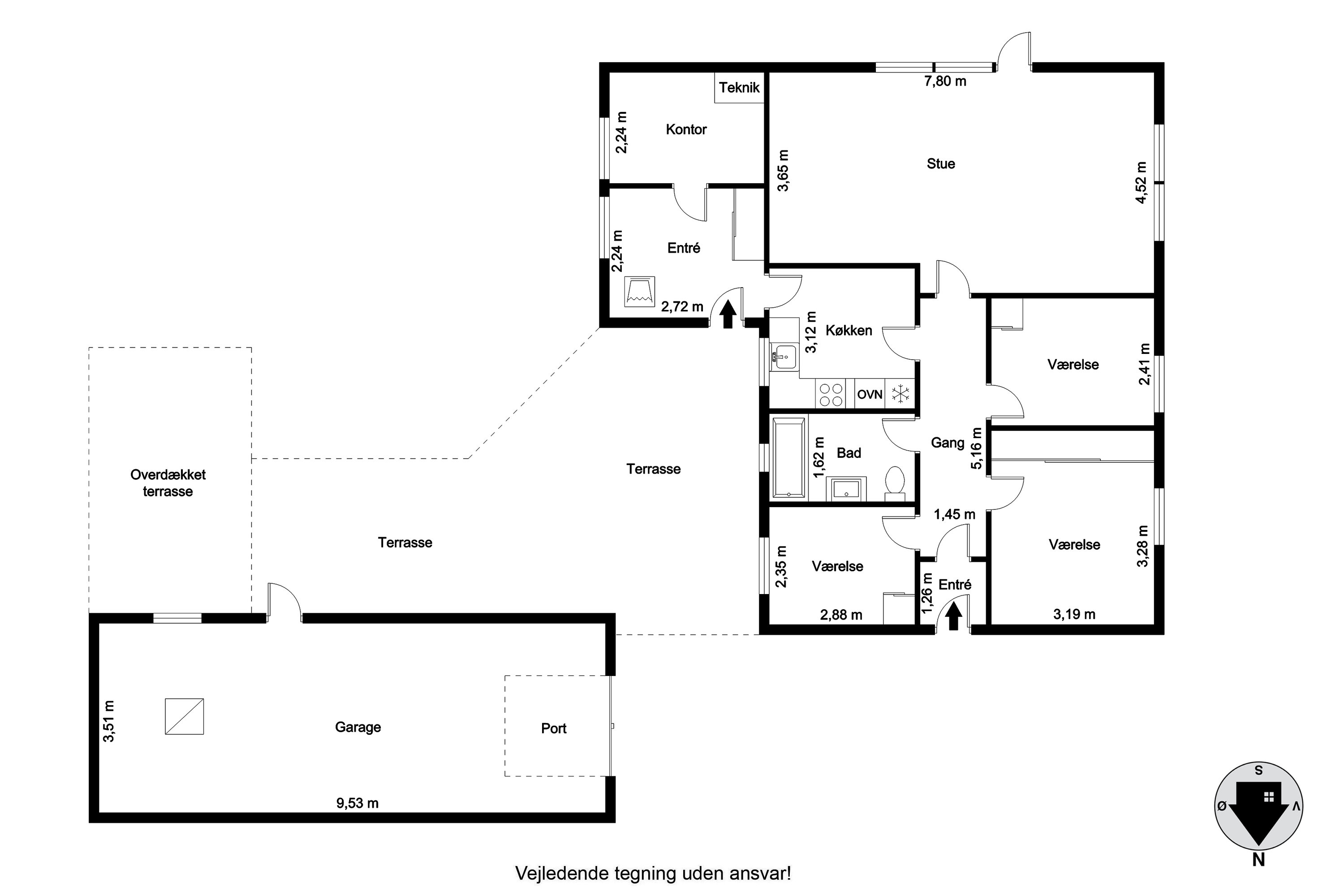 Plantegninger billede af Svendborggade 9, 9900 Frederikshavn