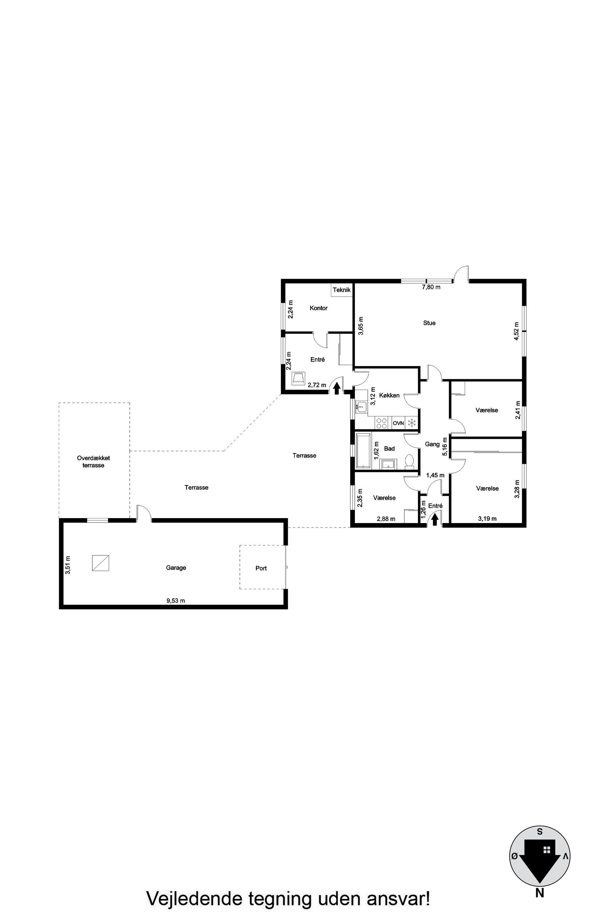 Plantegninger billede af Svendborggade 9, 9900 Frederikshavn