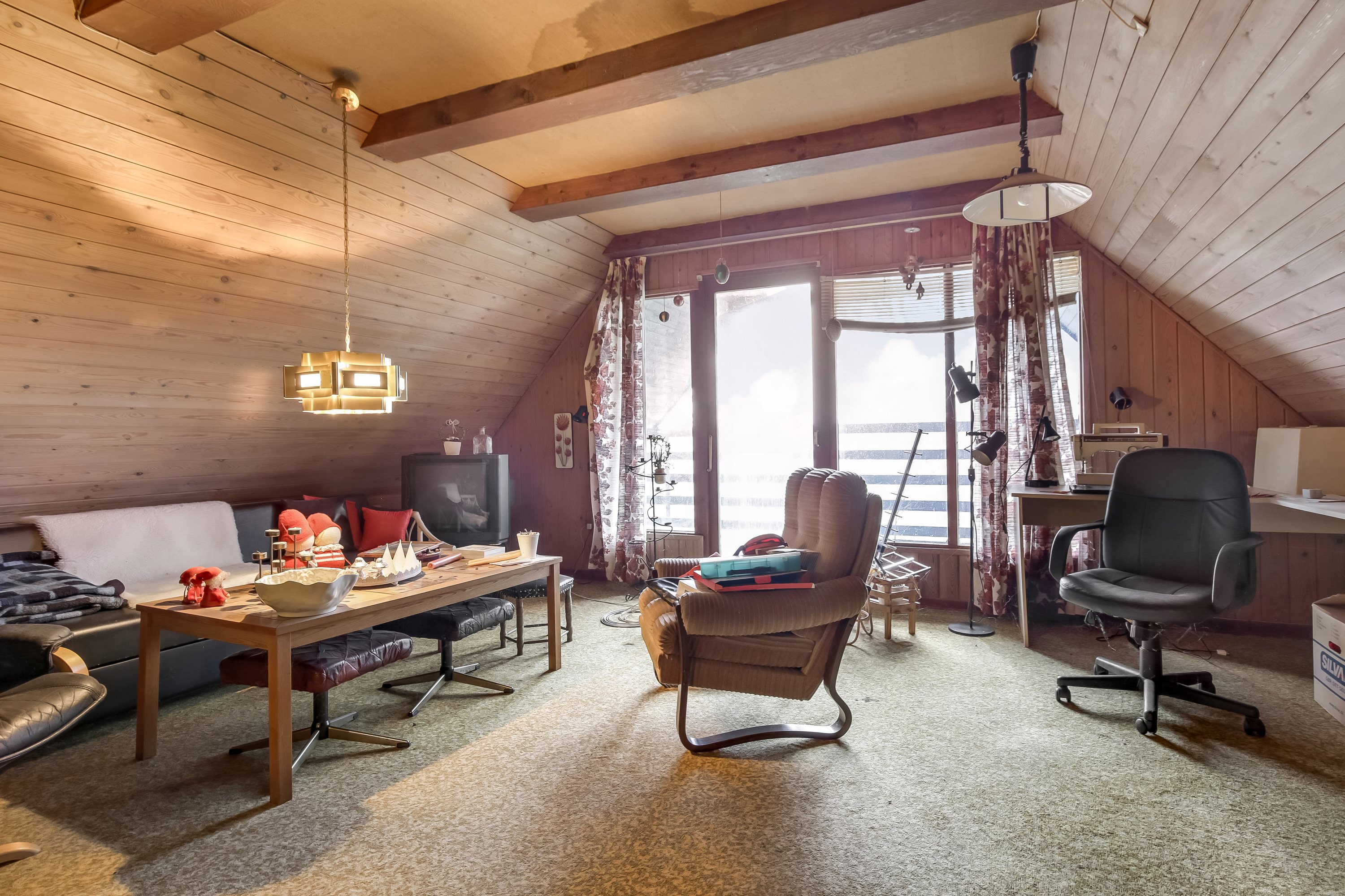 Fremhævet stue billede i fuldskærmstilstand. Billede af Hevringholmvej 6, Vivild, 8961 Allingåbro