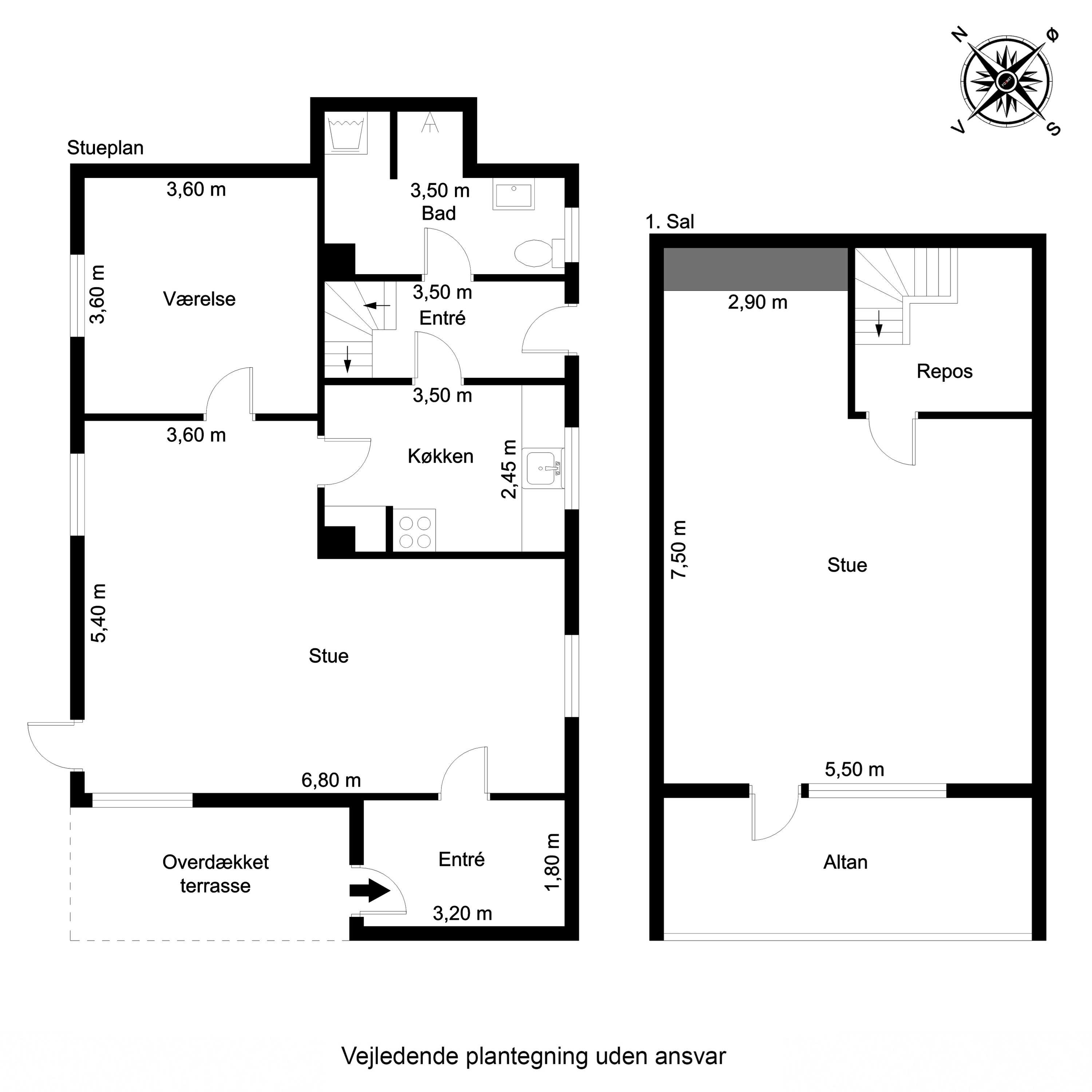 Plantegninger billede af Hevringholmvej 6, Vivild, 8961 Allingåbro