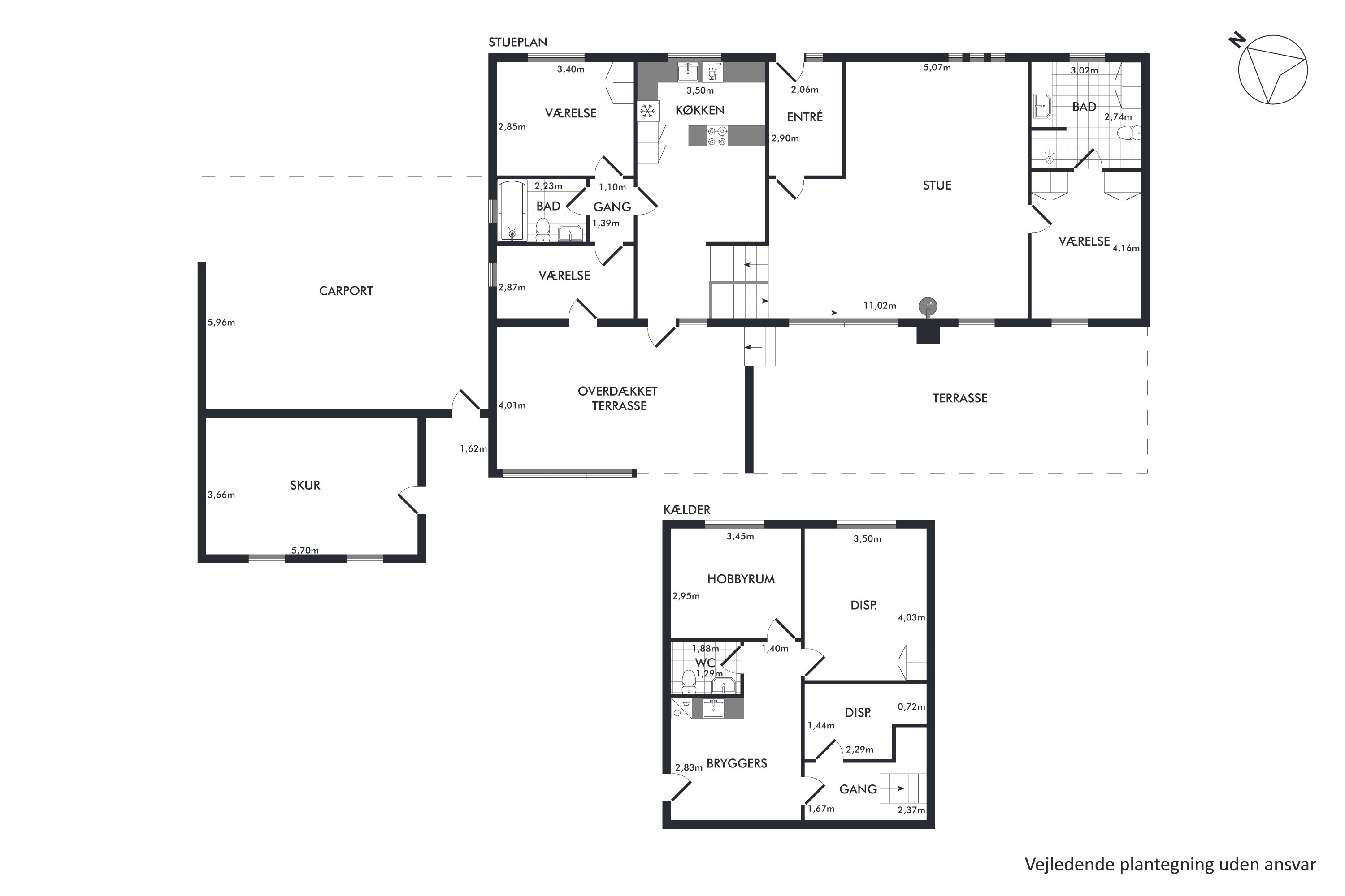 Plantegninger billede af Liljevej 23, 7850 Stoholm Jyll