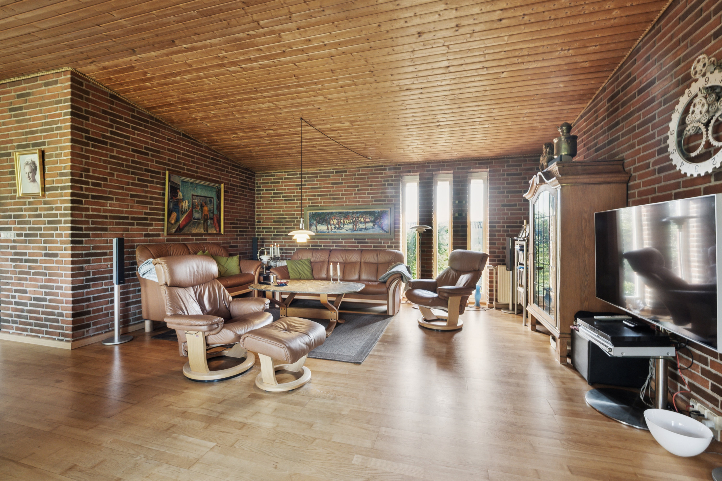 Fremhævet stue billede i fuldskærmstilstand. Billede af Liljevej 23, 7850 Stoholm Jyll