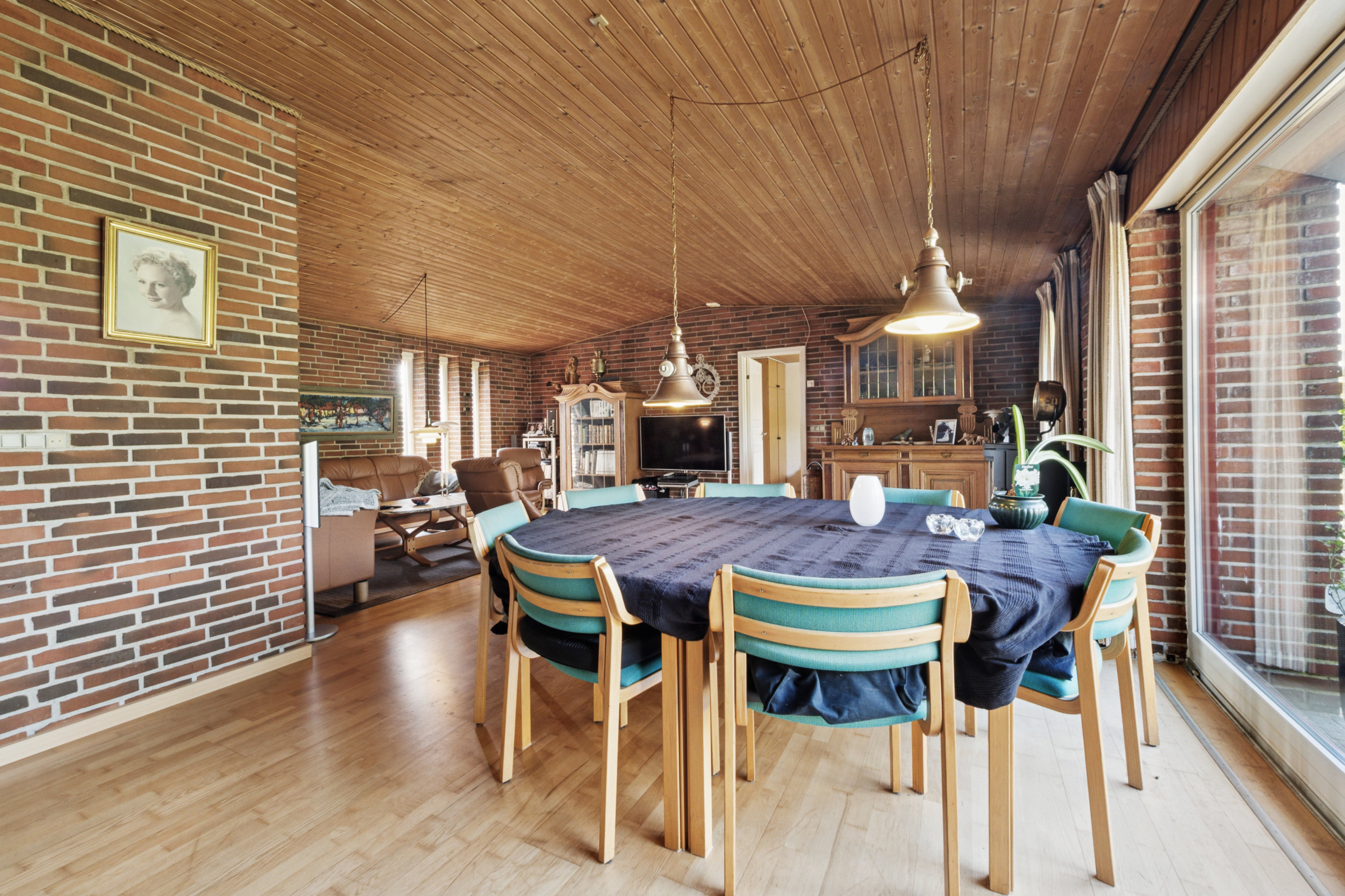 Fremhævet stue billede i fuldskærmstilstand. Billede af Liljevej 23, 7850 Stoholm Jyll