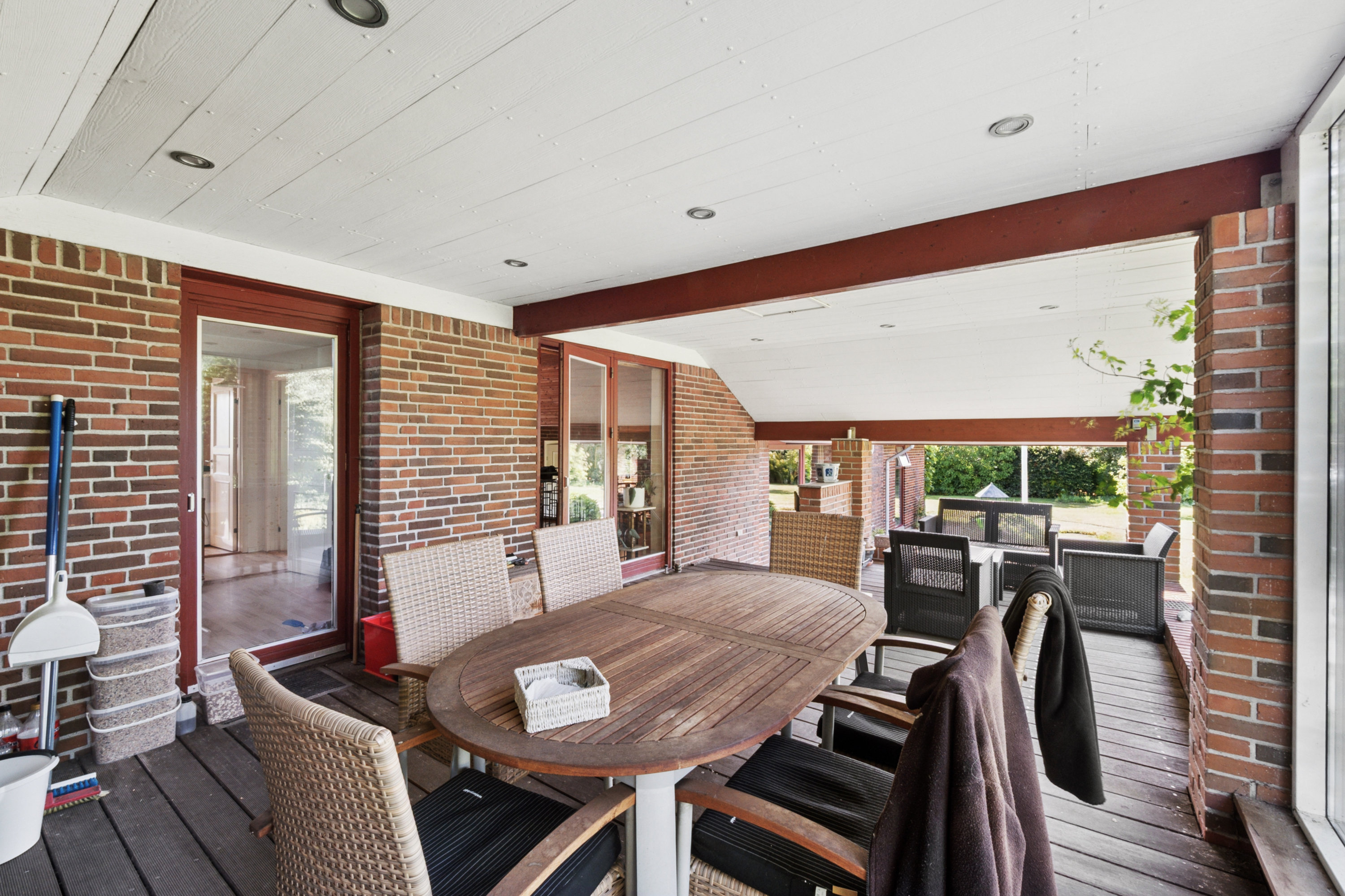 Fremhævet terrasse billede i fuldskærmstilstand. Billede af Liljevej 23, 7850 Stoholm Jyll