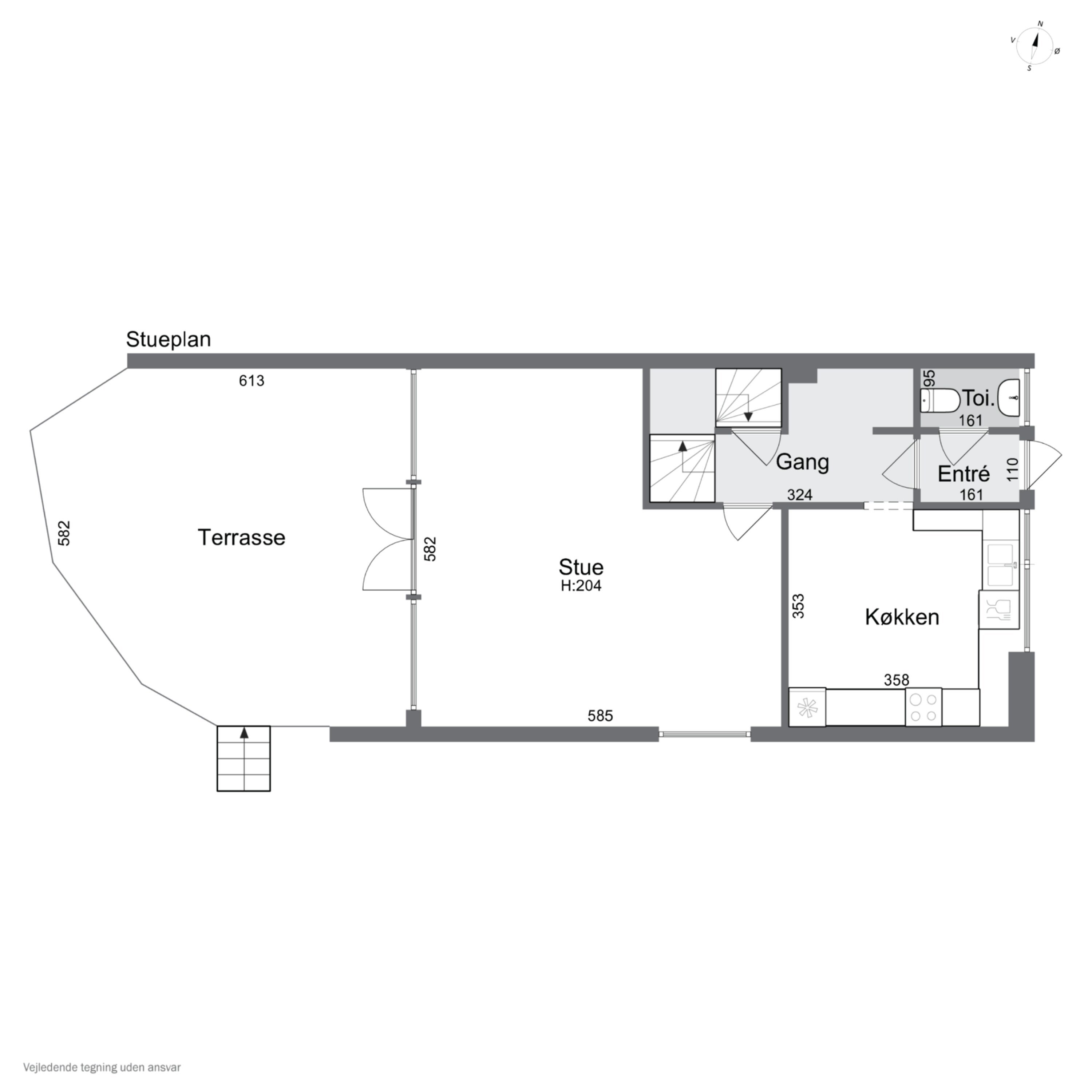 Plantegninger billede af Doktor Willesvej 11A, 2650 Hvidovre