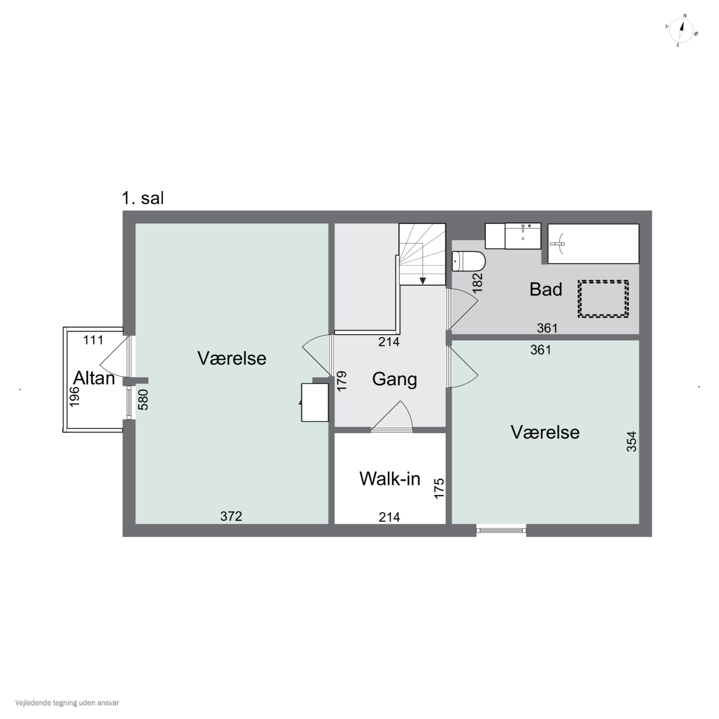 Plantegninger billede af Doktor Willesvej 11A, 2650 Hvidovre