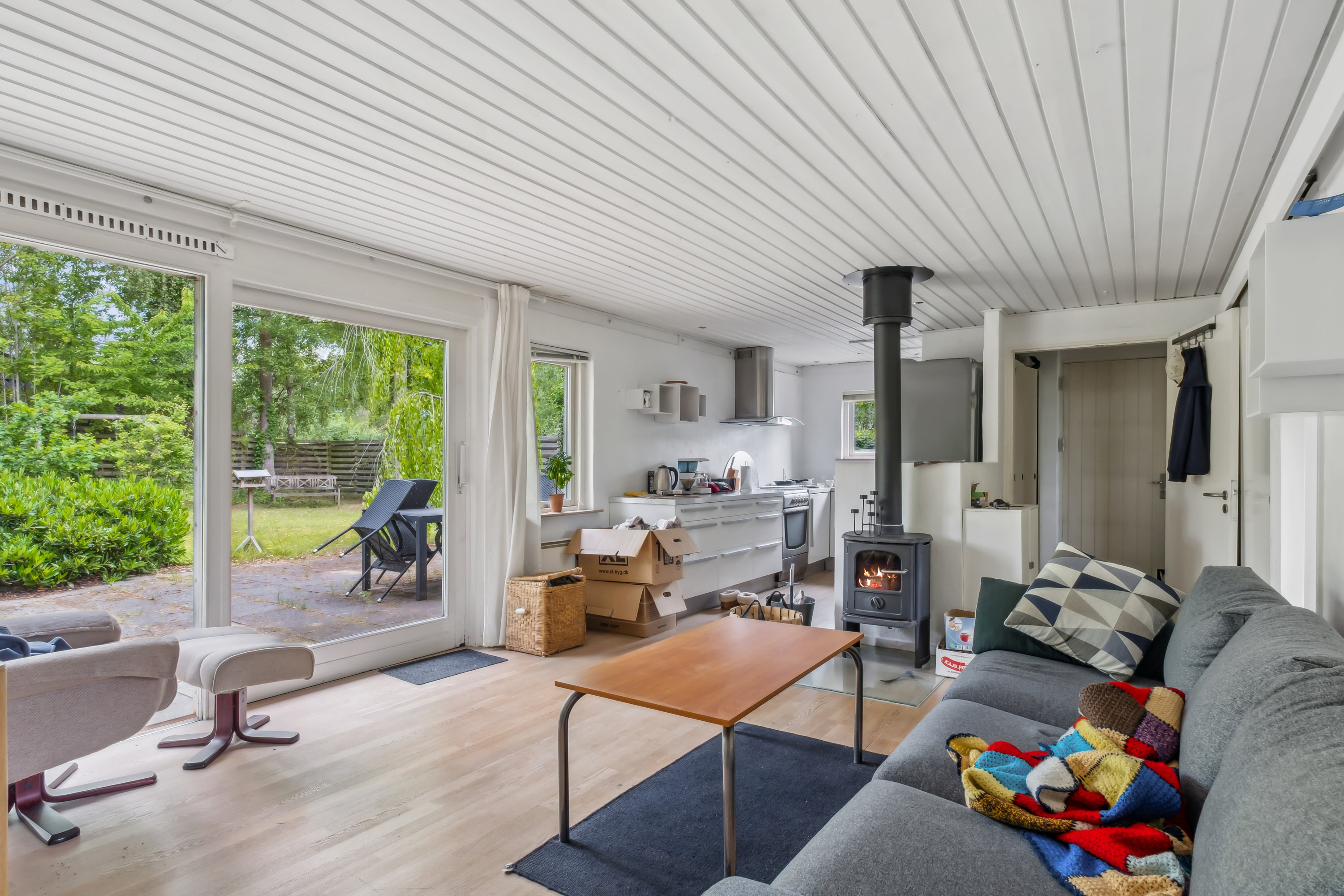 Fremhævet stue billede i fuldskærmstilstand. Billede af Hægvej 4, 8250 Egå