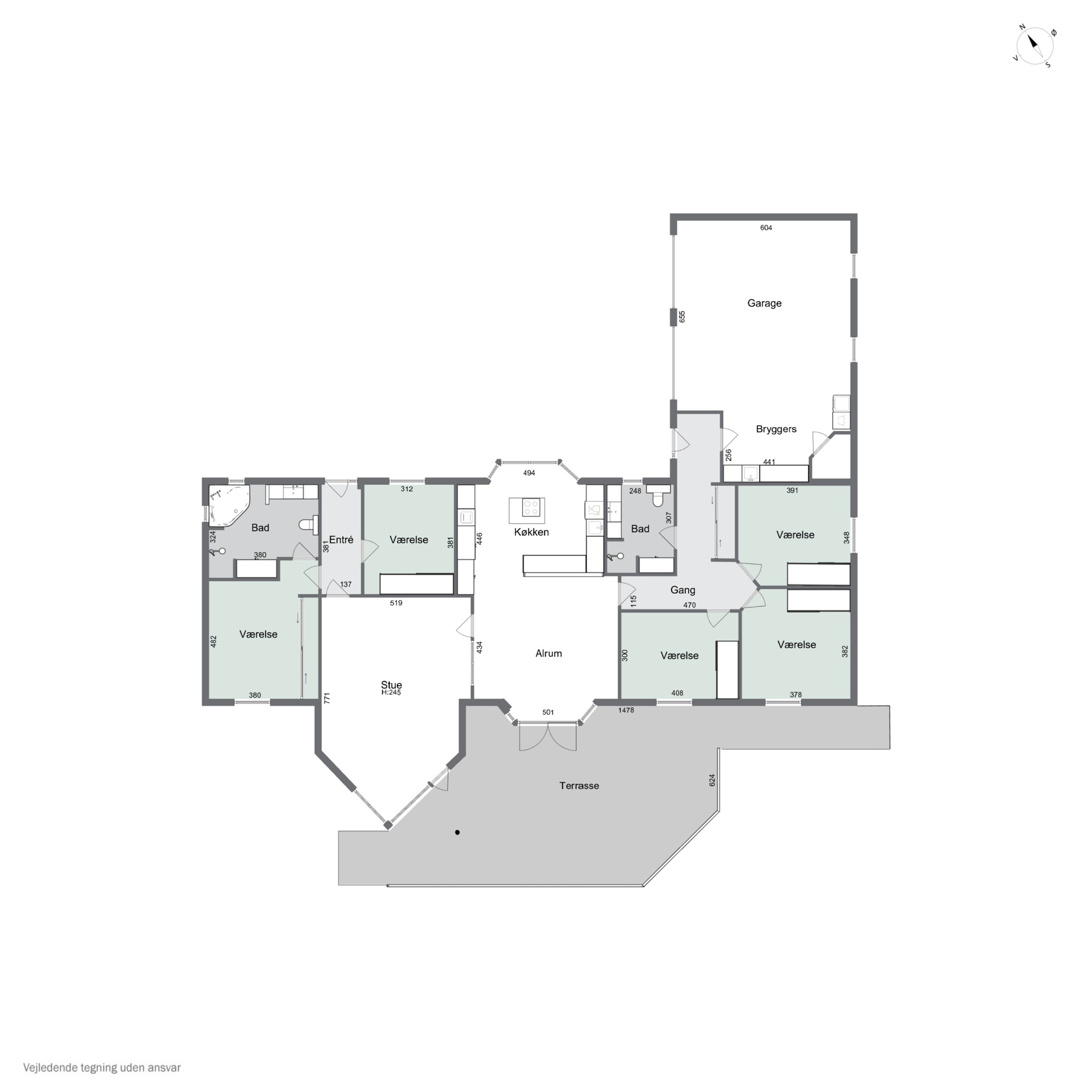Plantegninger billede af Bakkegårds Allé 71, 5550 Langeskov