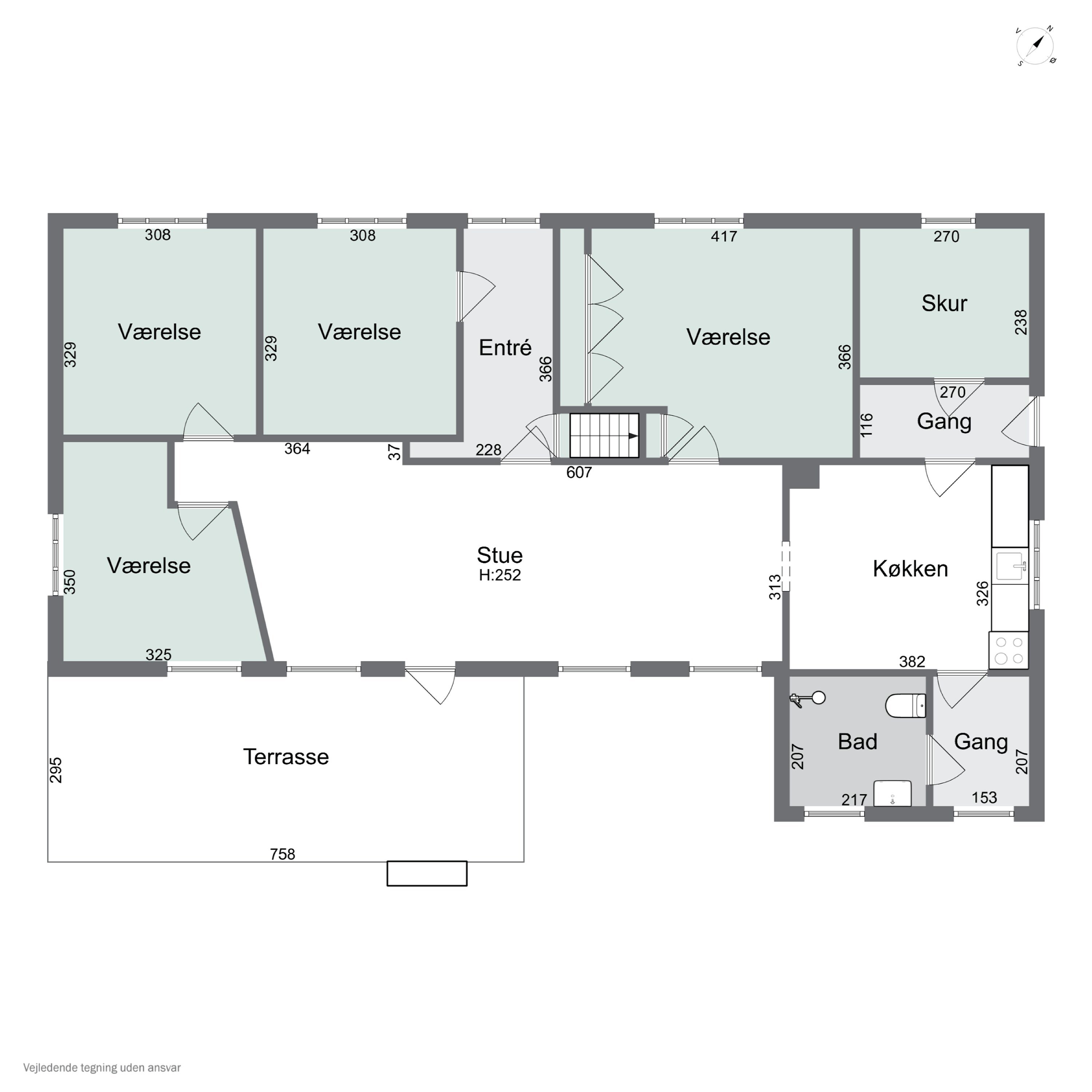 Plantegninger billede af Klintvej 2, Nyrup, 4500 Nykøbing Sj
