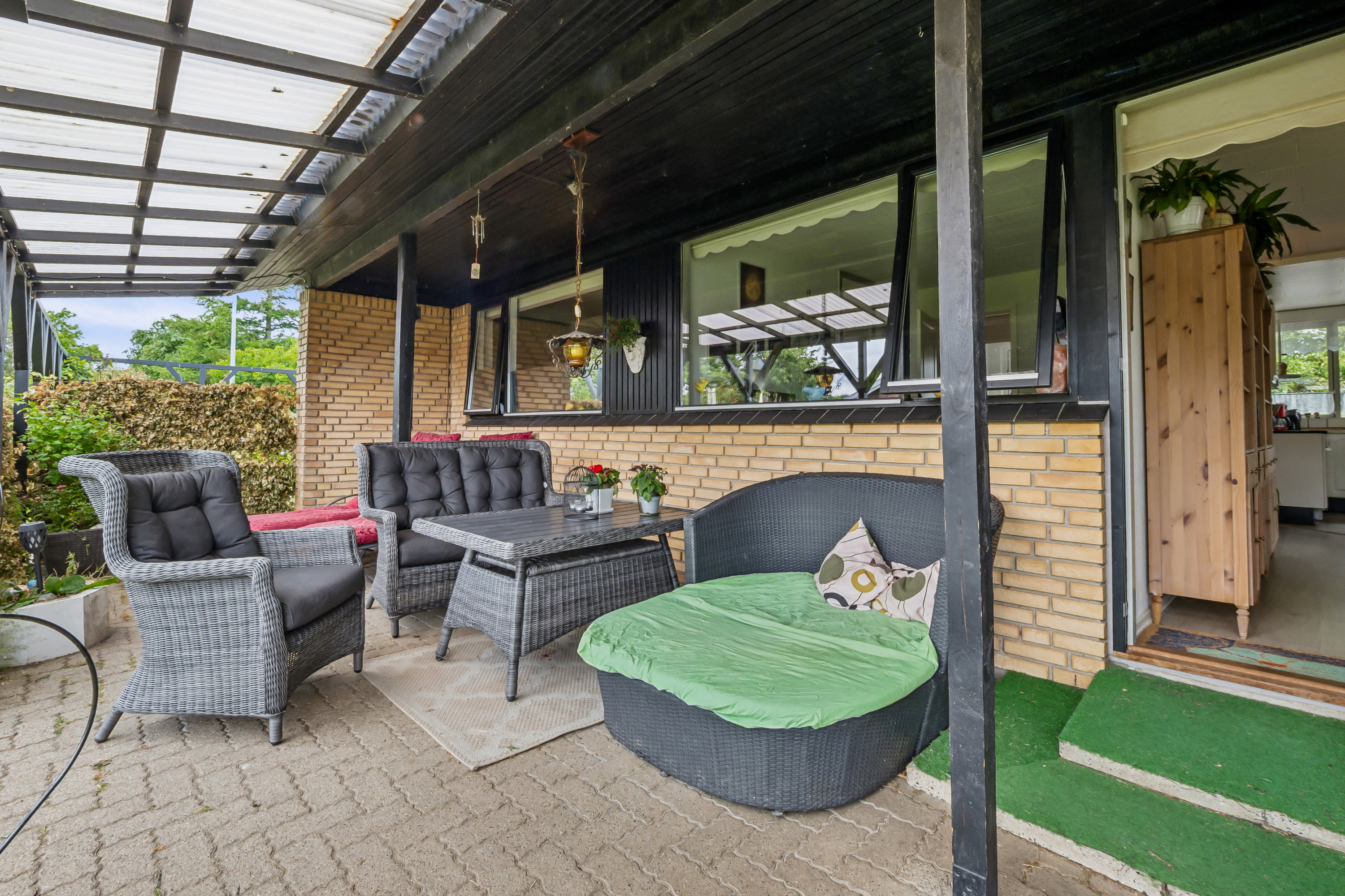 Fremhævet terrasse billede i fuldskærmstilstand. Billede af Toustrupvej 31, Durup, 7870 Roslev