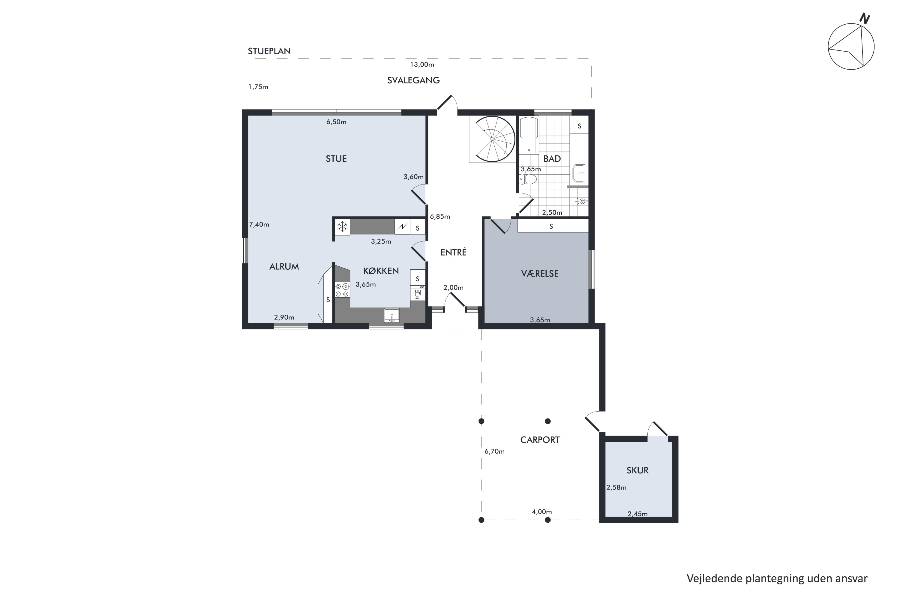 Plantegninger billede af Rafns Alle 12, 9530 Støvring