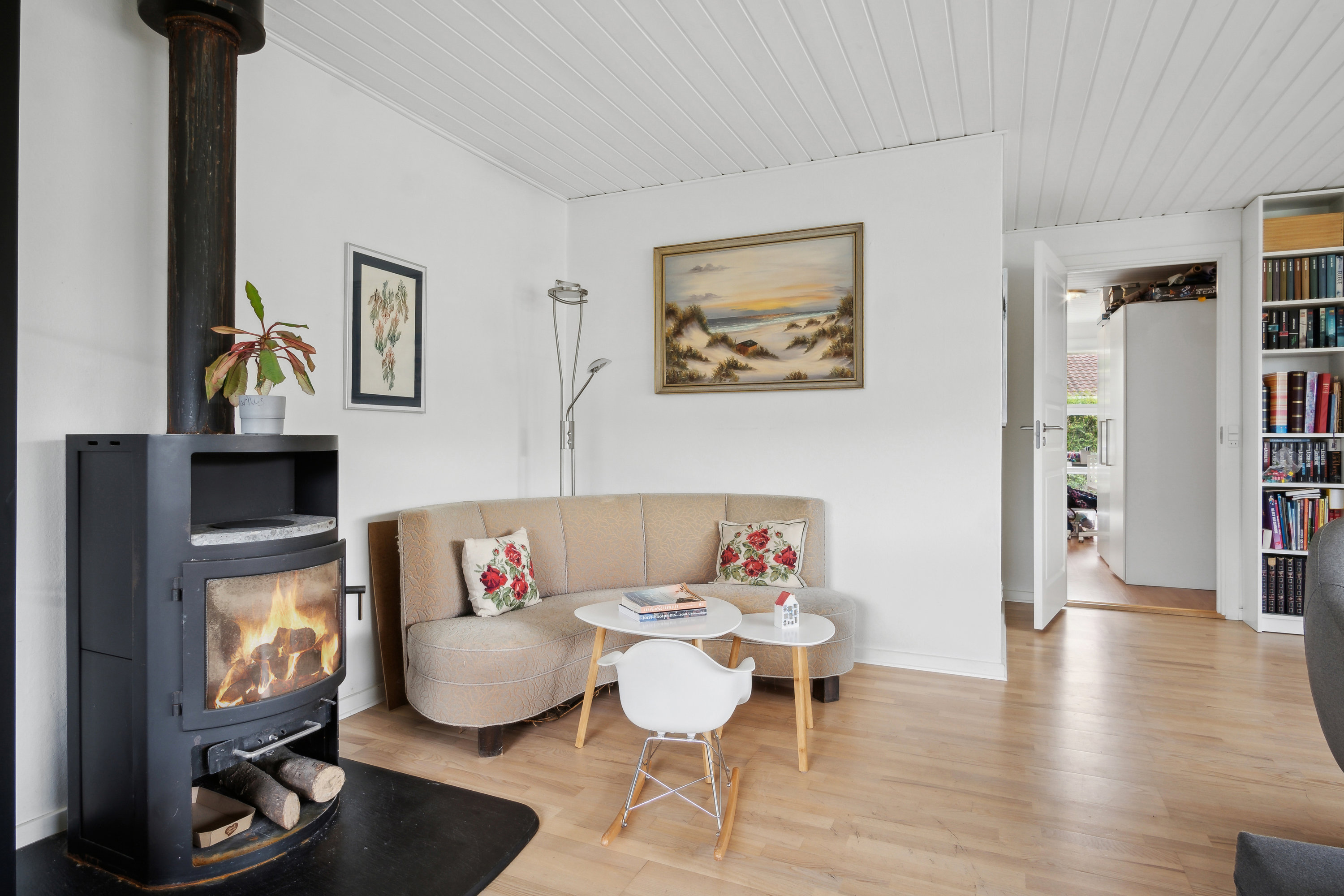 Fremhævet stue billede i fuldskærmstilstand. Billede af Ternevænget 12, 6760 Ribe