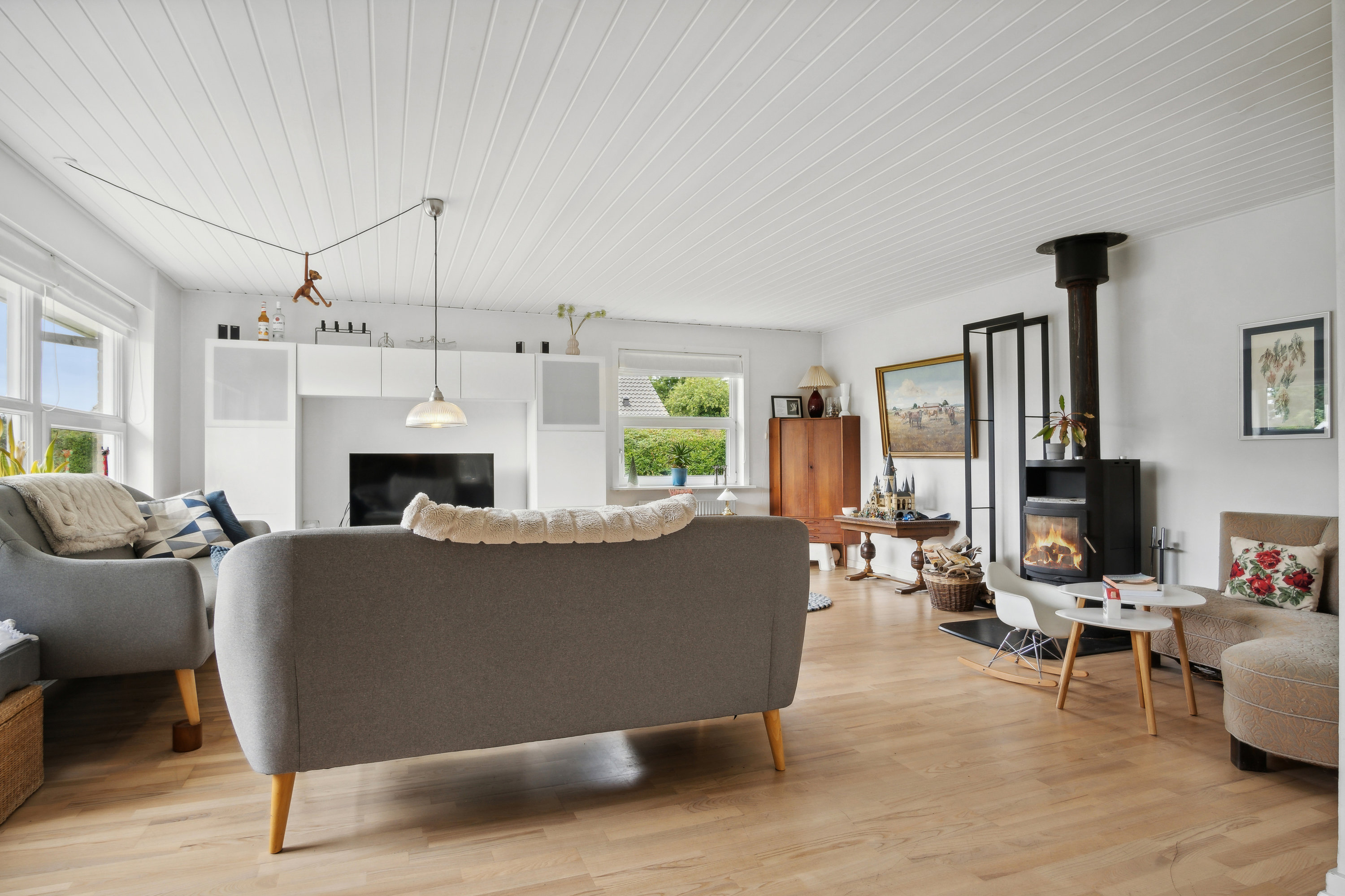 Fremhævet stue billede i fuldskærmstilstand. Billede af Ternevænget 12, 6760 Ribe