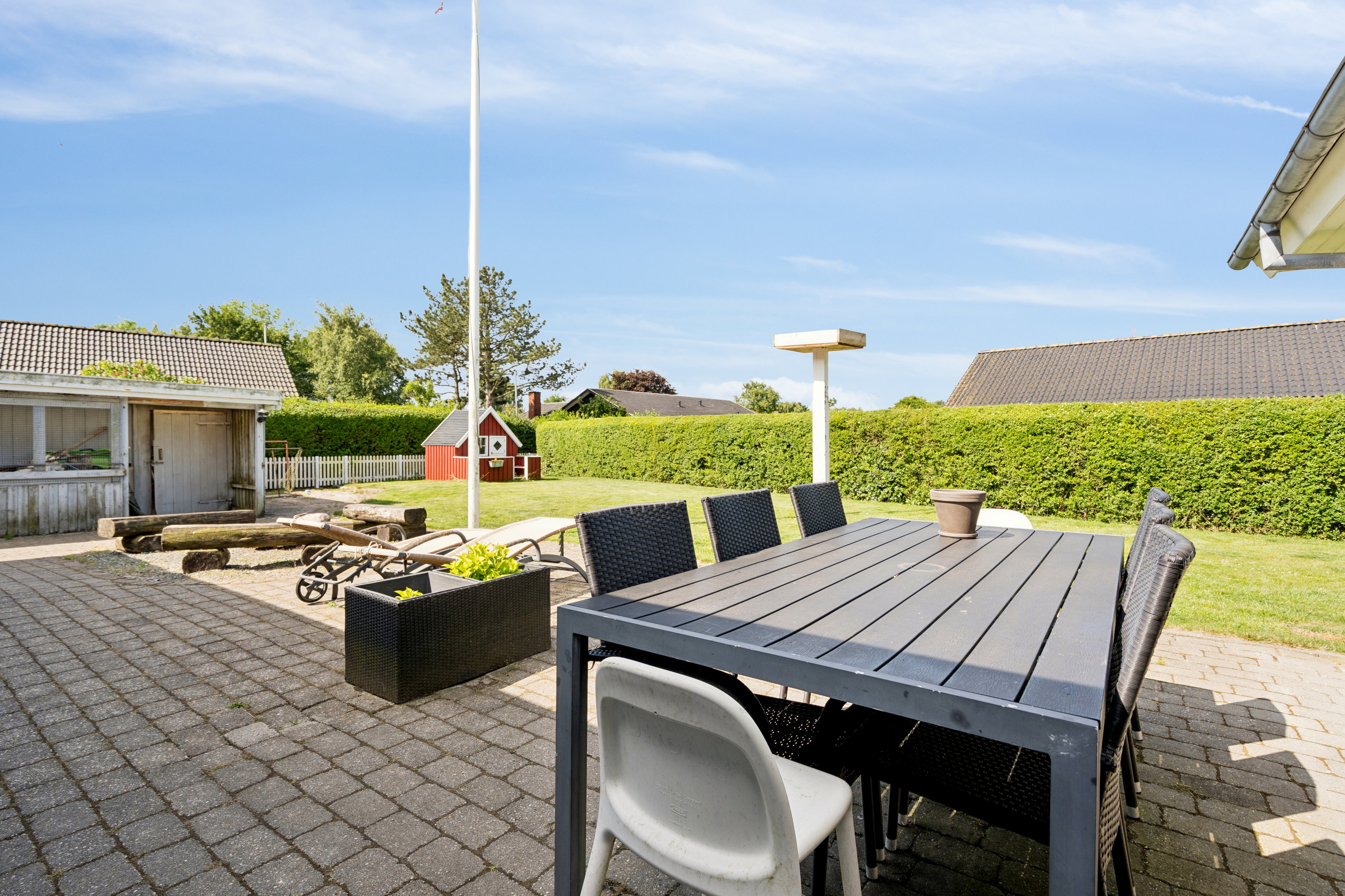 Fremhævet terrasse billede i fuldskærmstilstand. Billede af Ternevænget 12, 6760 Ribe