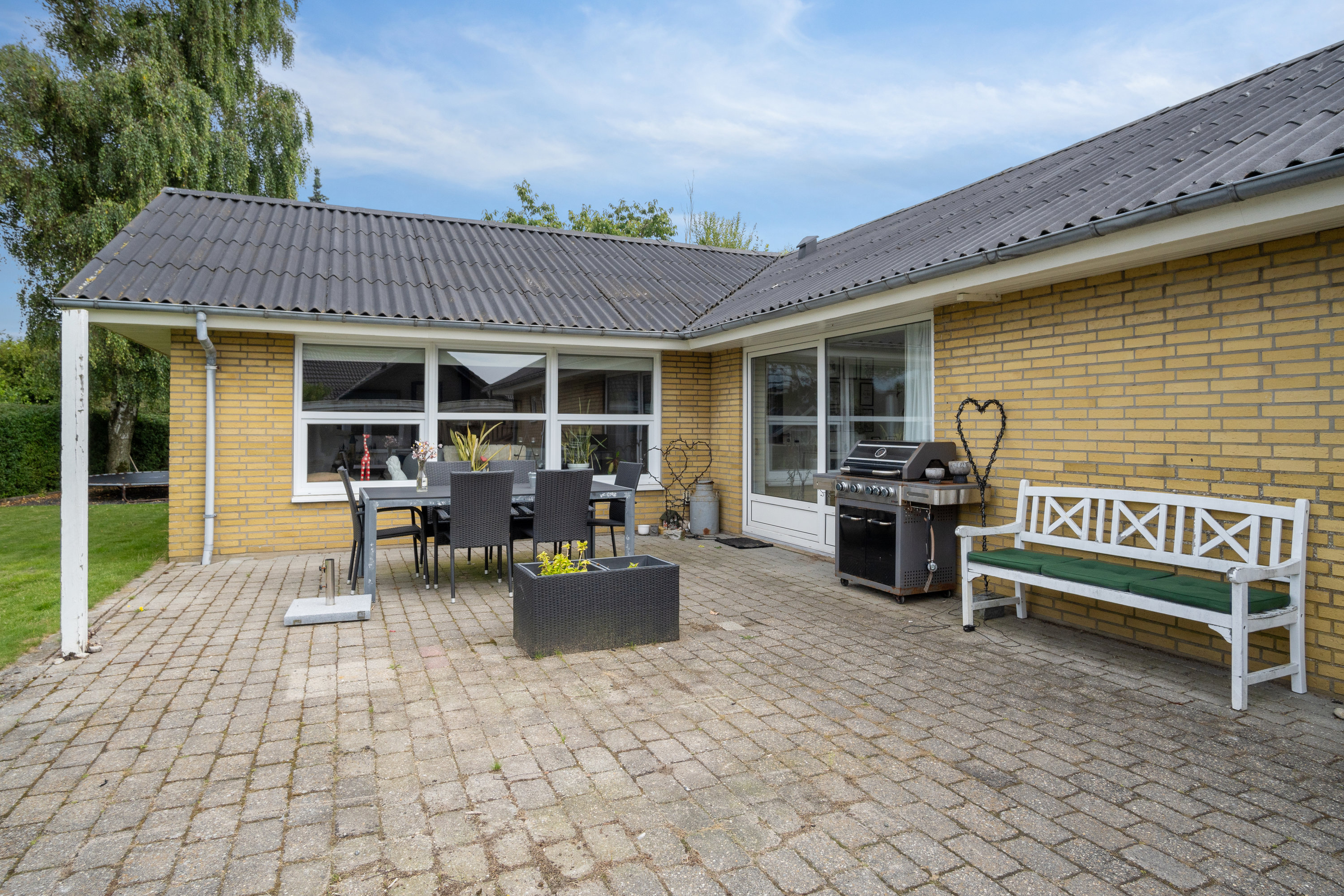 Fremhævet terrasse billede i fuldskærmstilstand. Billede af Ternevænget 12, 6760 Ribe